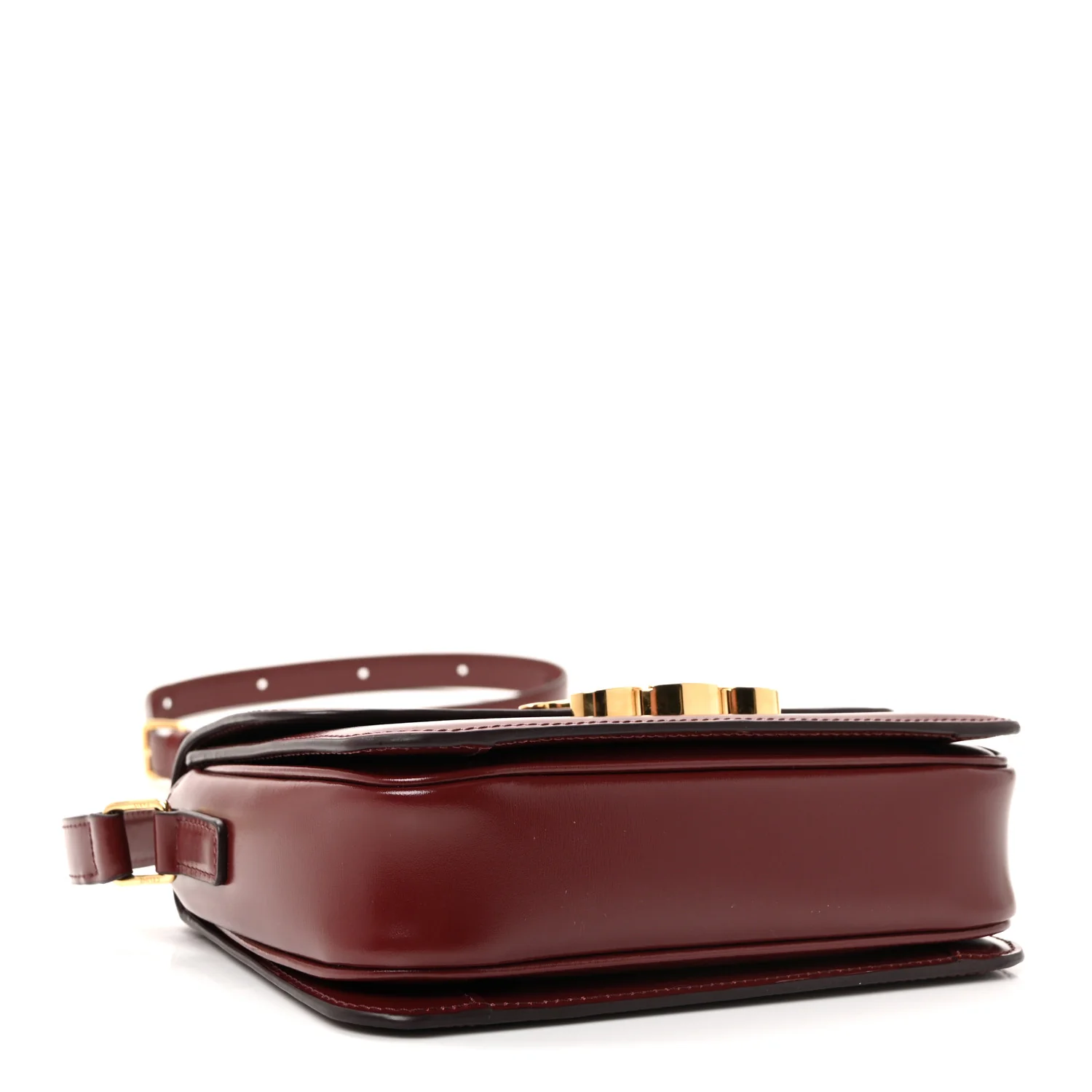 Shiny Calfskin Teen Triomphe Light Burgundy - Top Club