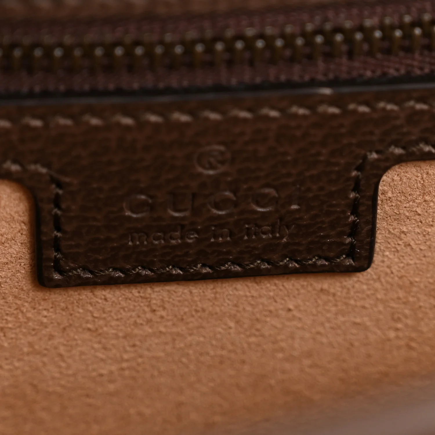 GG Supreme Monogram Textured Dollar Calfskin Web Small Ophidia Padlock Top Handle Bag Beige Ebony New Acero - Top Club