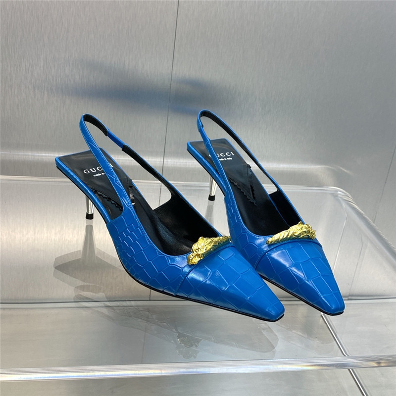 gucci mid heel candy color hardware buckle women s shoes - Sneaker Replica Workshop