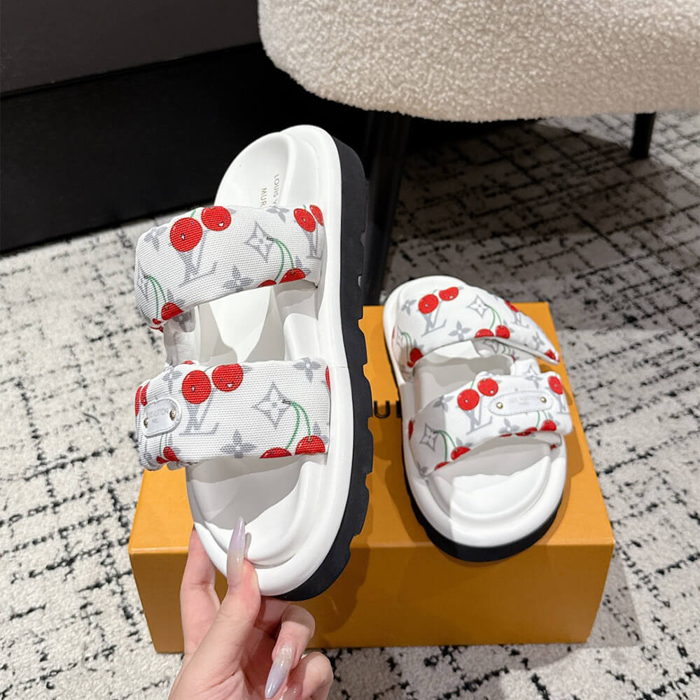 LV x TM Pool Pillow Flat Comfort Mule - Top Club
