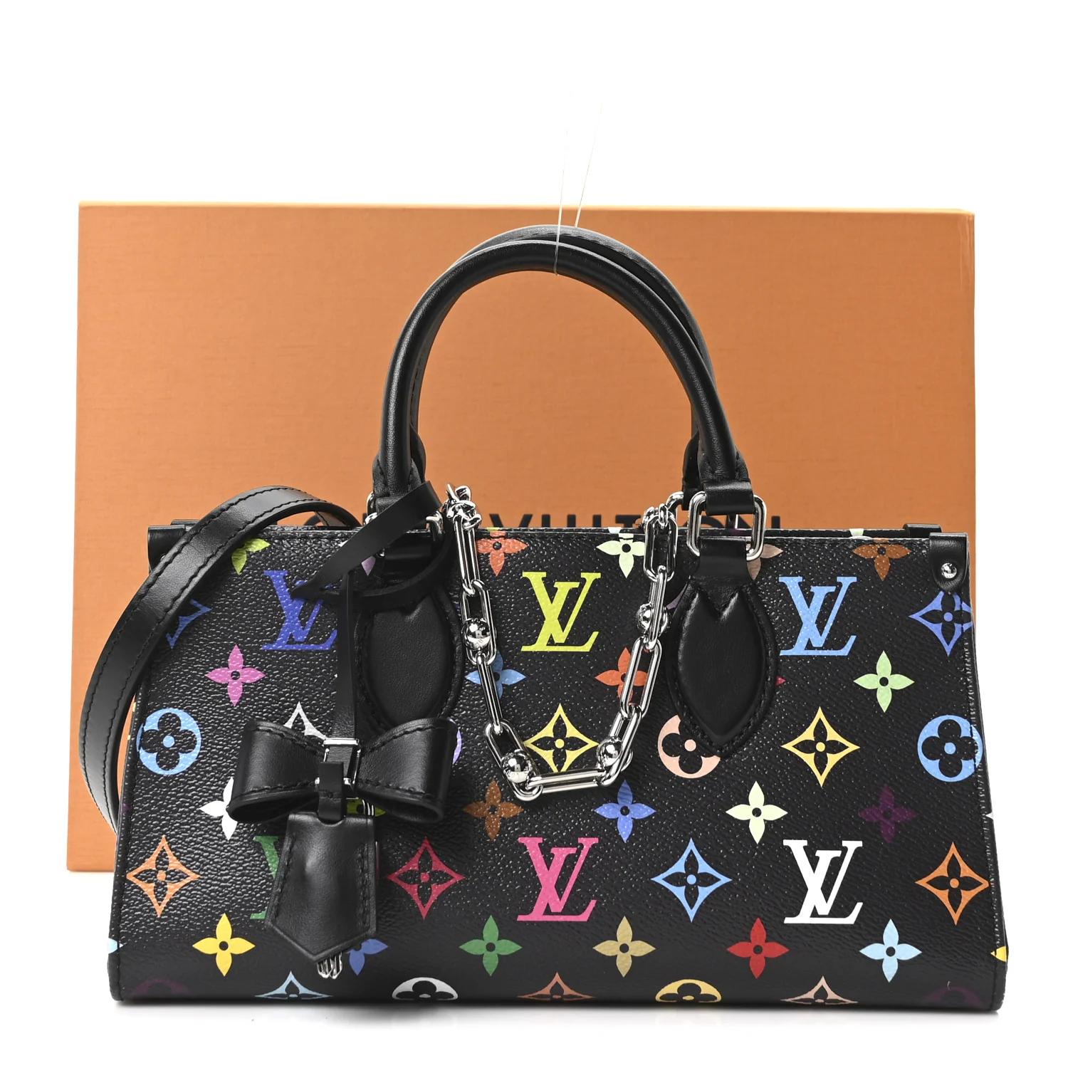 LV X TM Monogram Multicolor OnTheGo East West Black - Top Club
