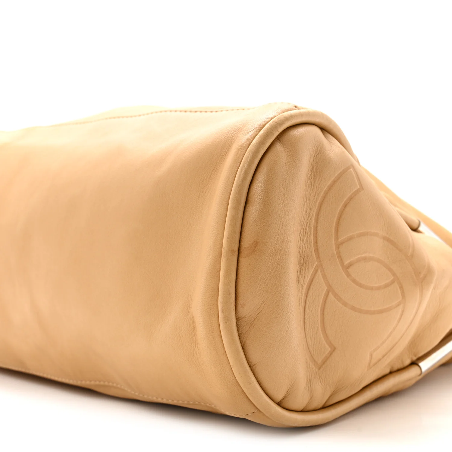 Lambskin Large Ultimate Soft Tote Beige - Top Club