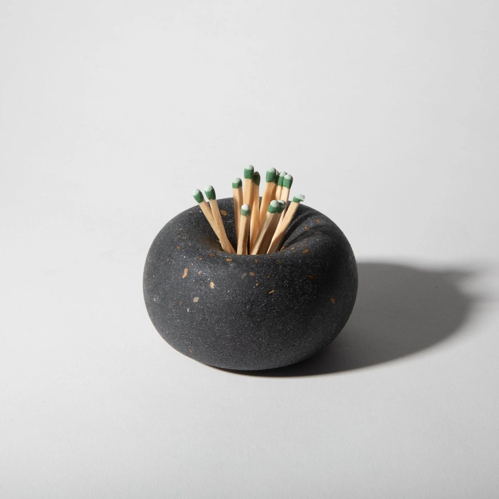 Palo Santo Holder | Black Terrazzo