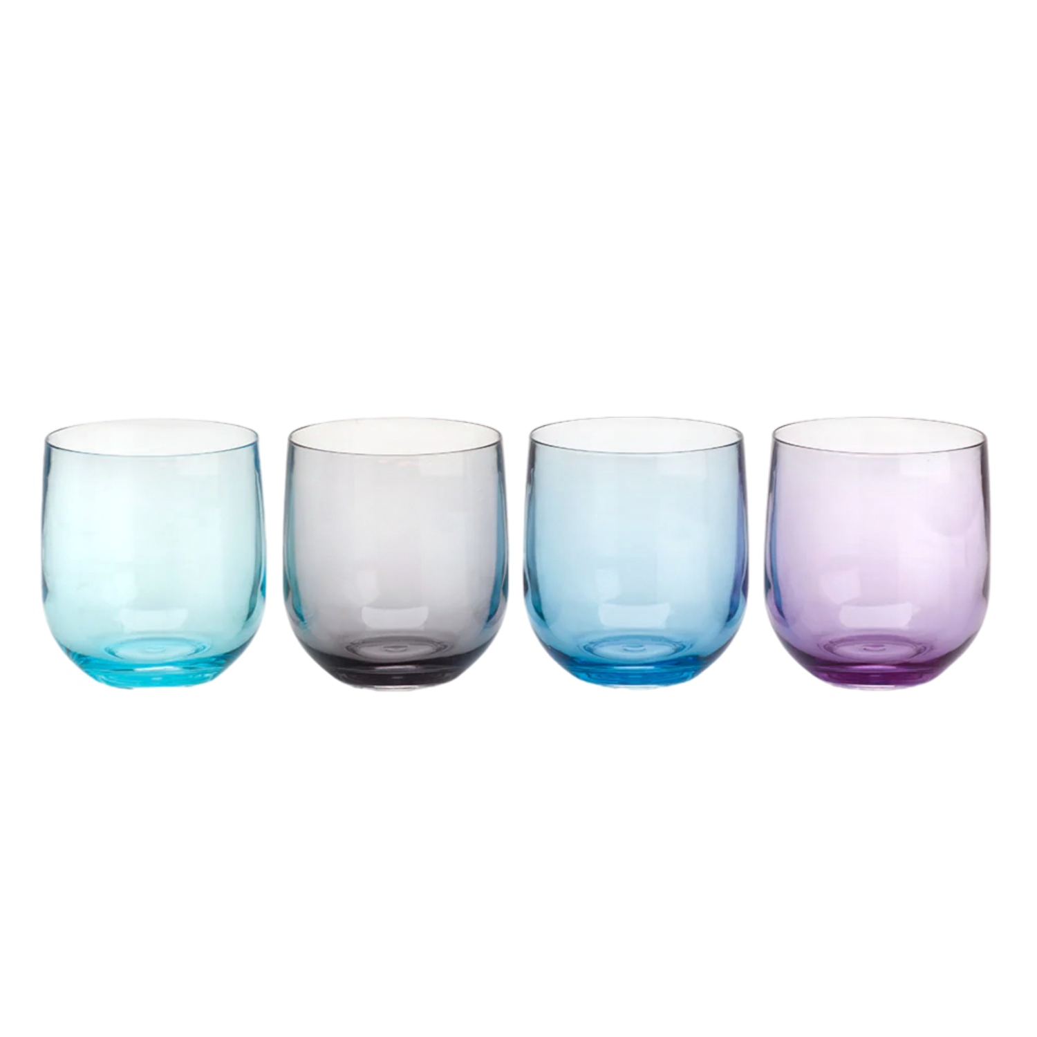 Acryl Glas Moonstone short - set van 4