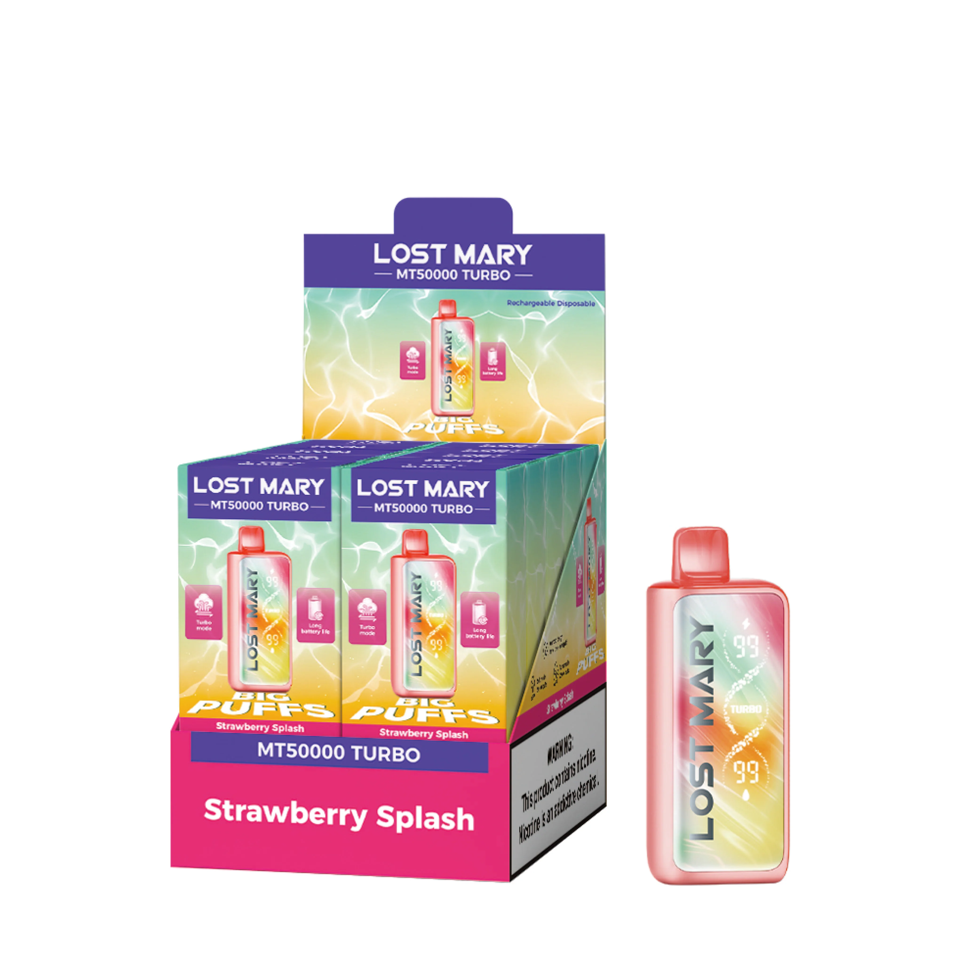 LOST MARY MT50K Turbo Rechargeable Disposable Vape (All Flavours)