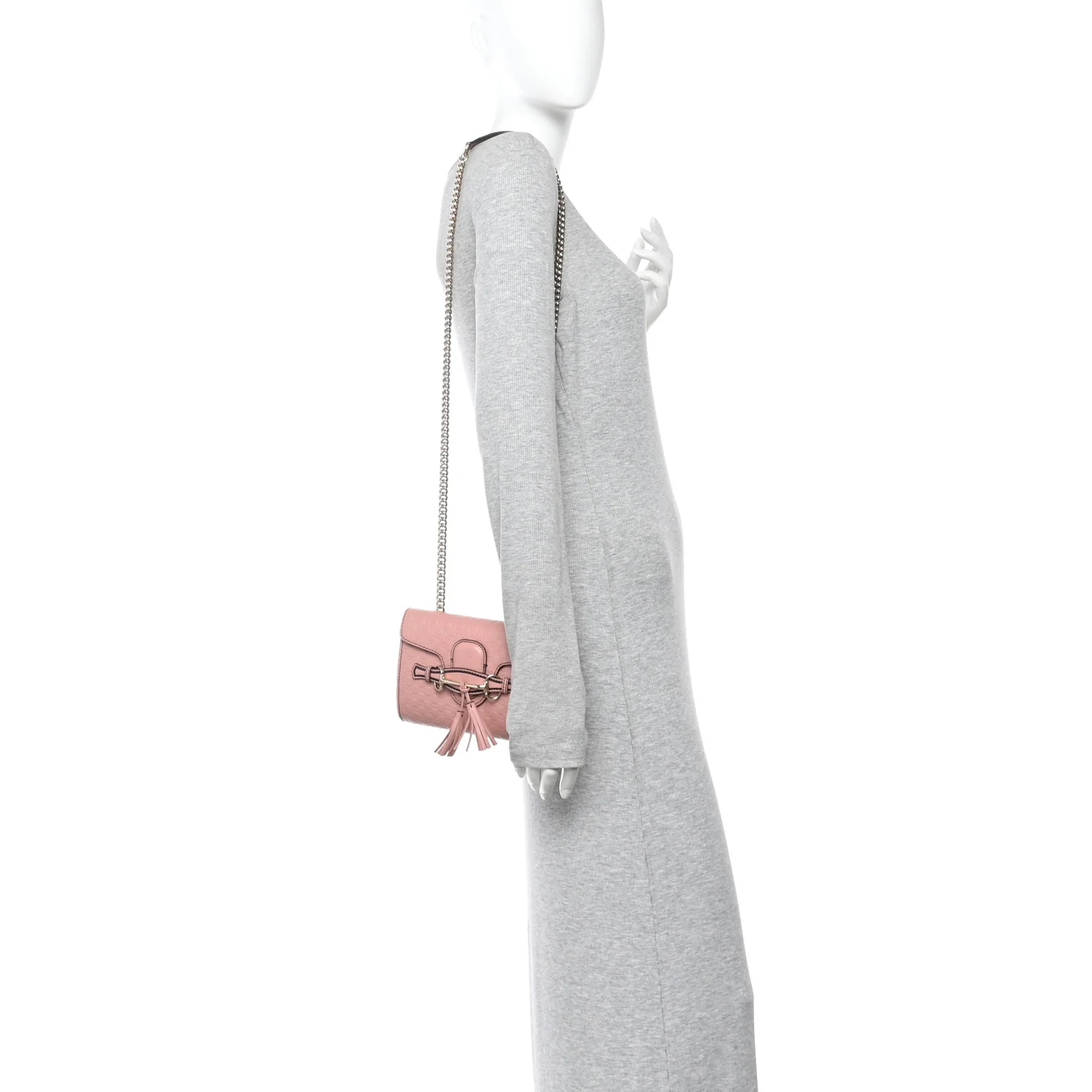 Microguccissima Mini Emily Shoulder Bag Soft Pink - Top Club