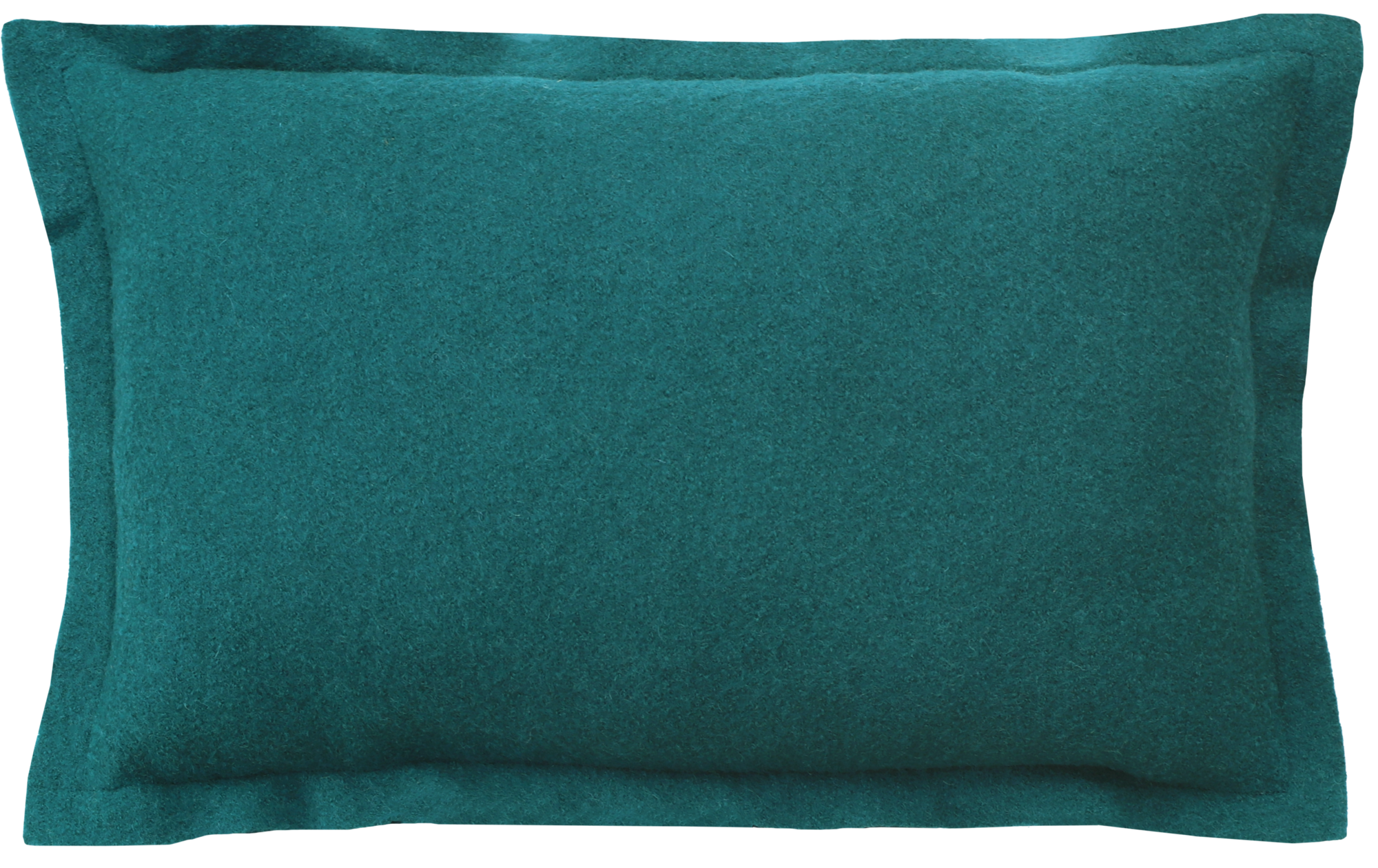 kussen boiled wool petrol 37x58