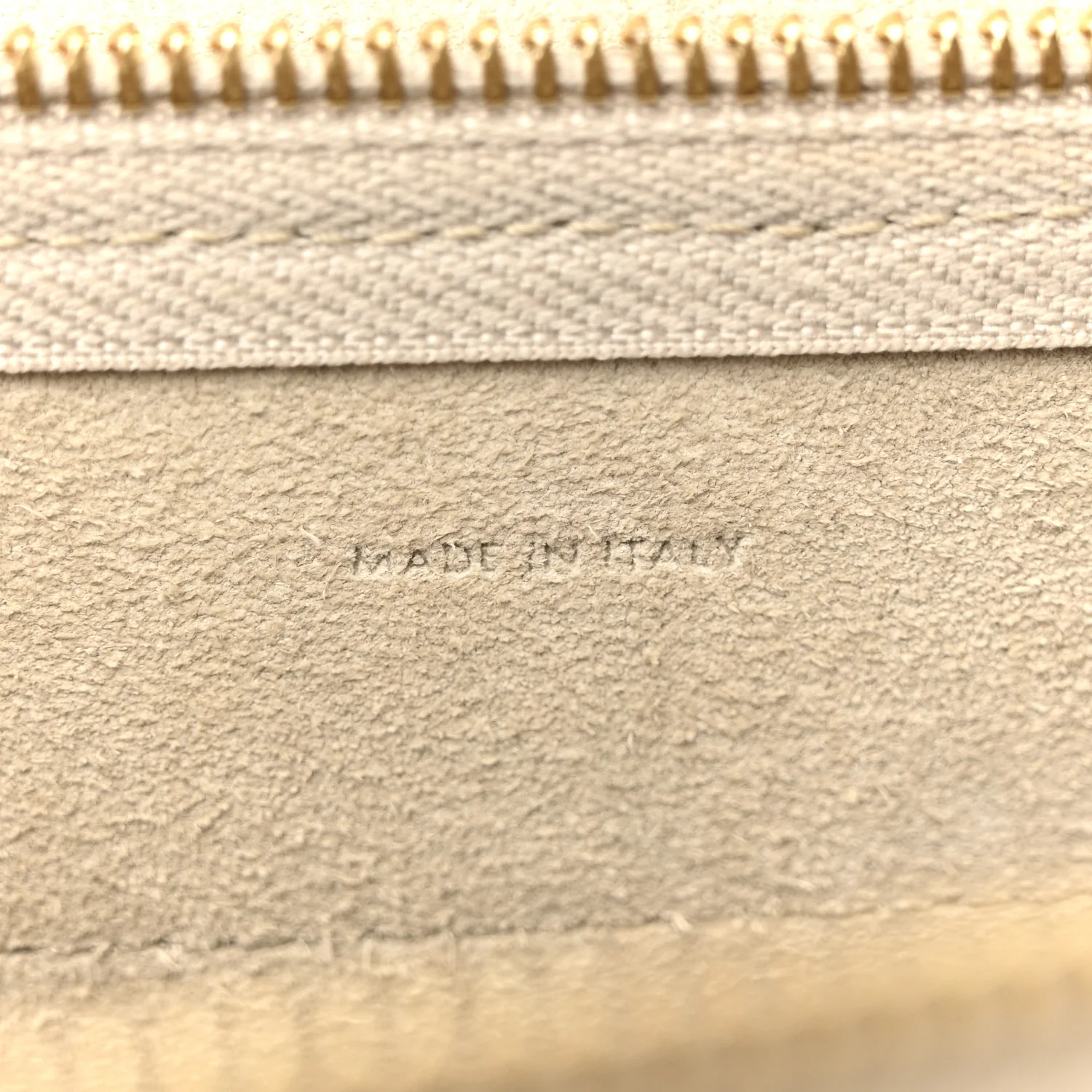 Grained Calfskin Nano Belt Bag Light Taupe - Top Club