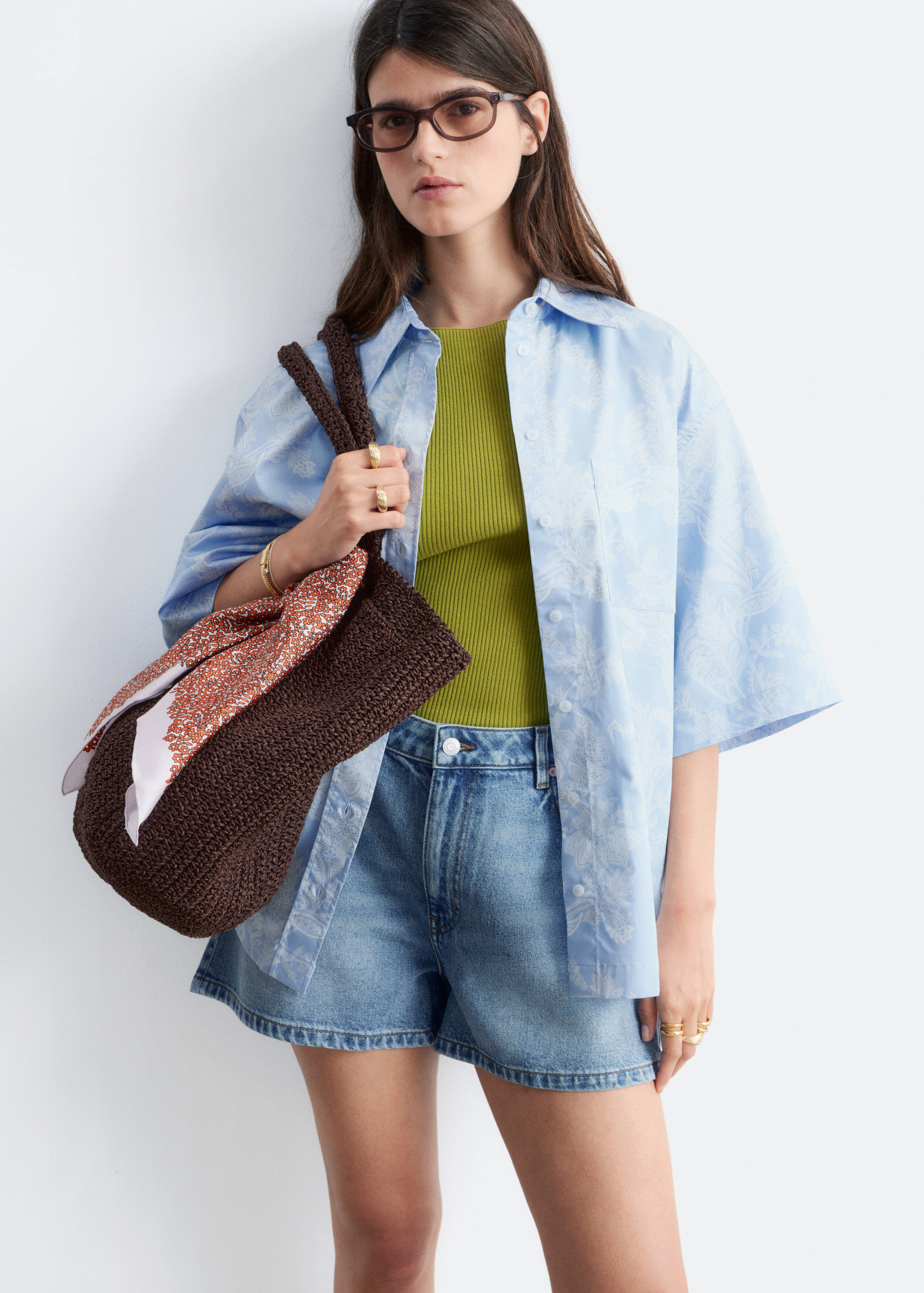 & Other Stories RELAXED DENIM SHORTS