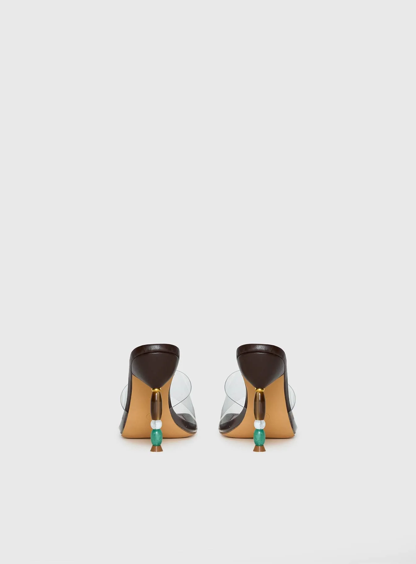 Garnet Beaded Heels Multi