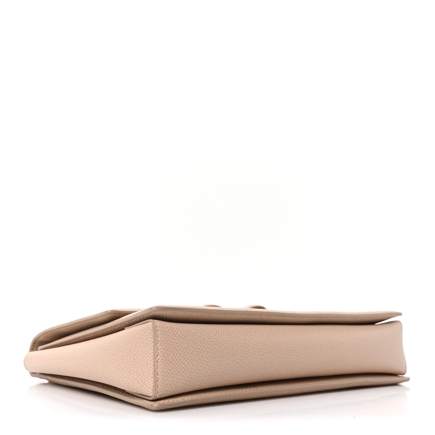 Printed Calfskin Ginny Shoulder Bag Beige - Top Club