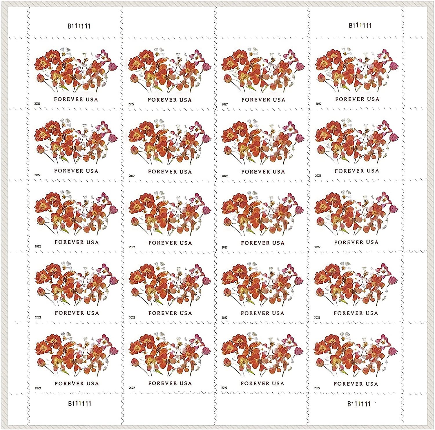 (2022) USPS Tulips Forever First Class Postage Stamps