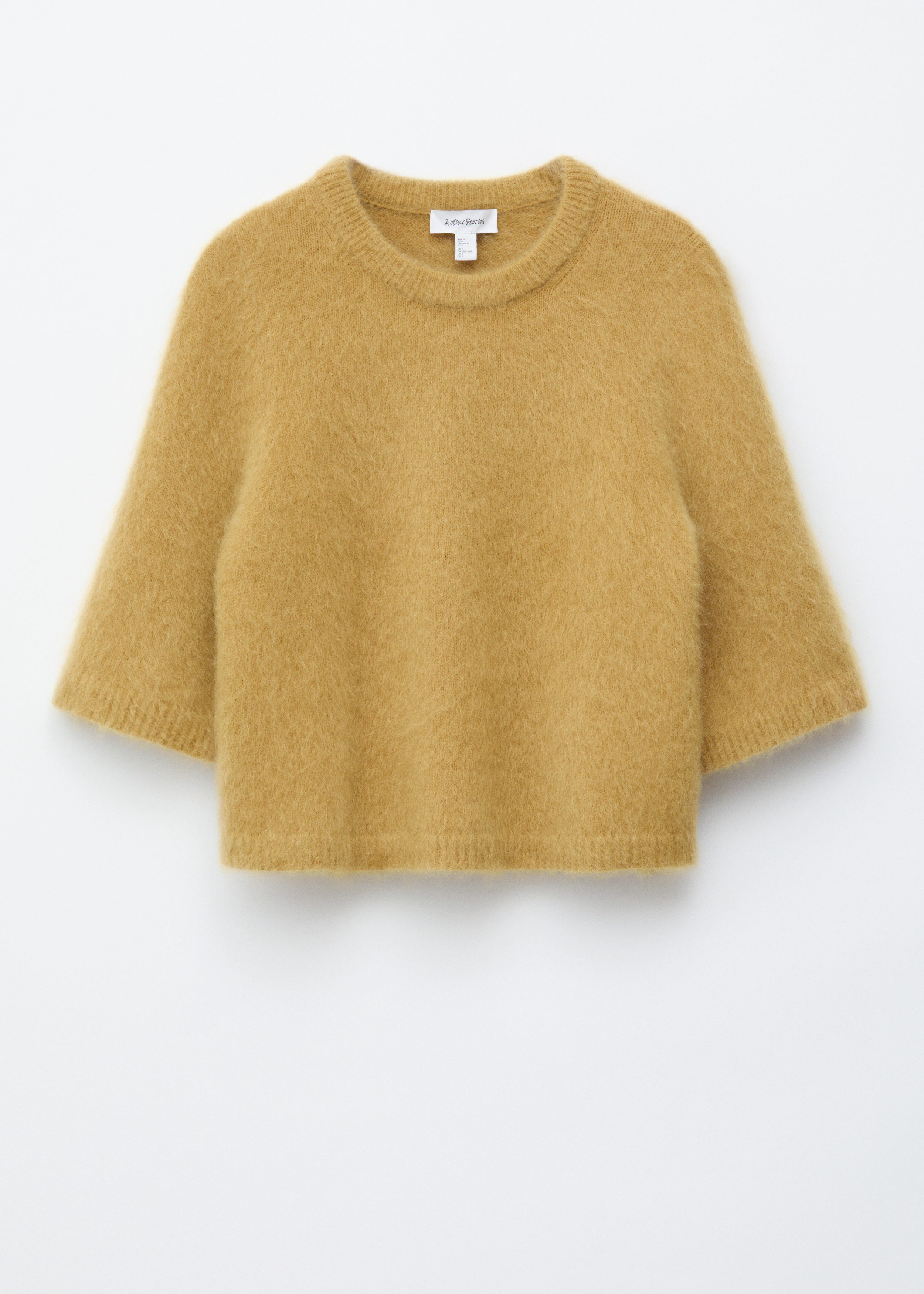 & Other Stories MOHAIR-BLEND KNITTED T-SHIRT
