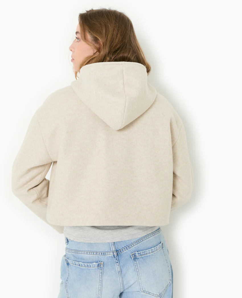 Pimkie Manteau court effet drap de laine avec capuche