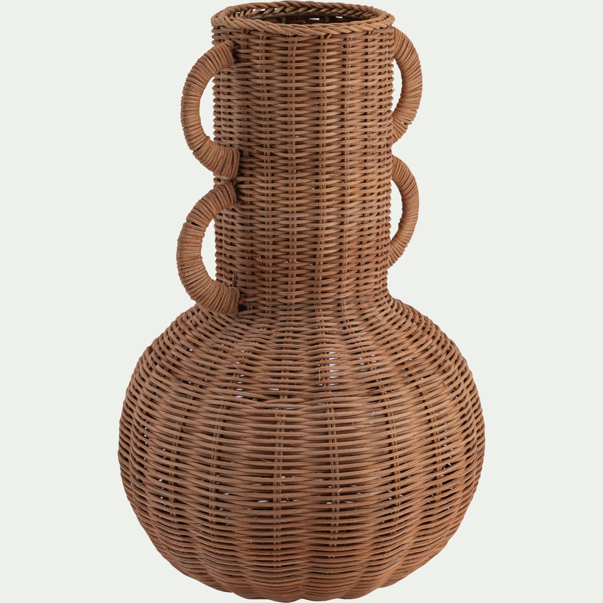 WENDAKE - Vase amphore en rotin H40cm - naturel