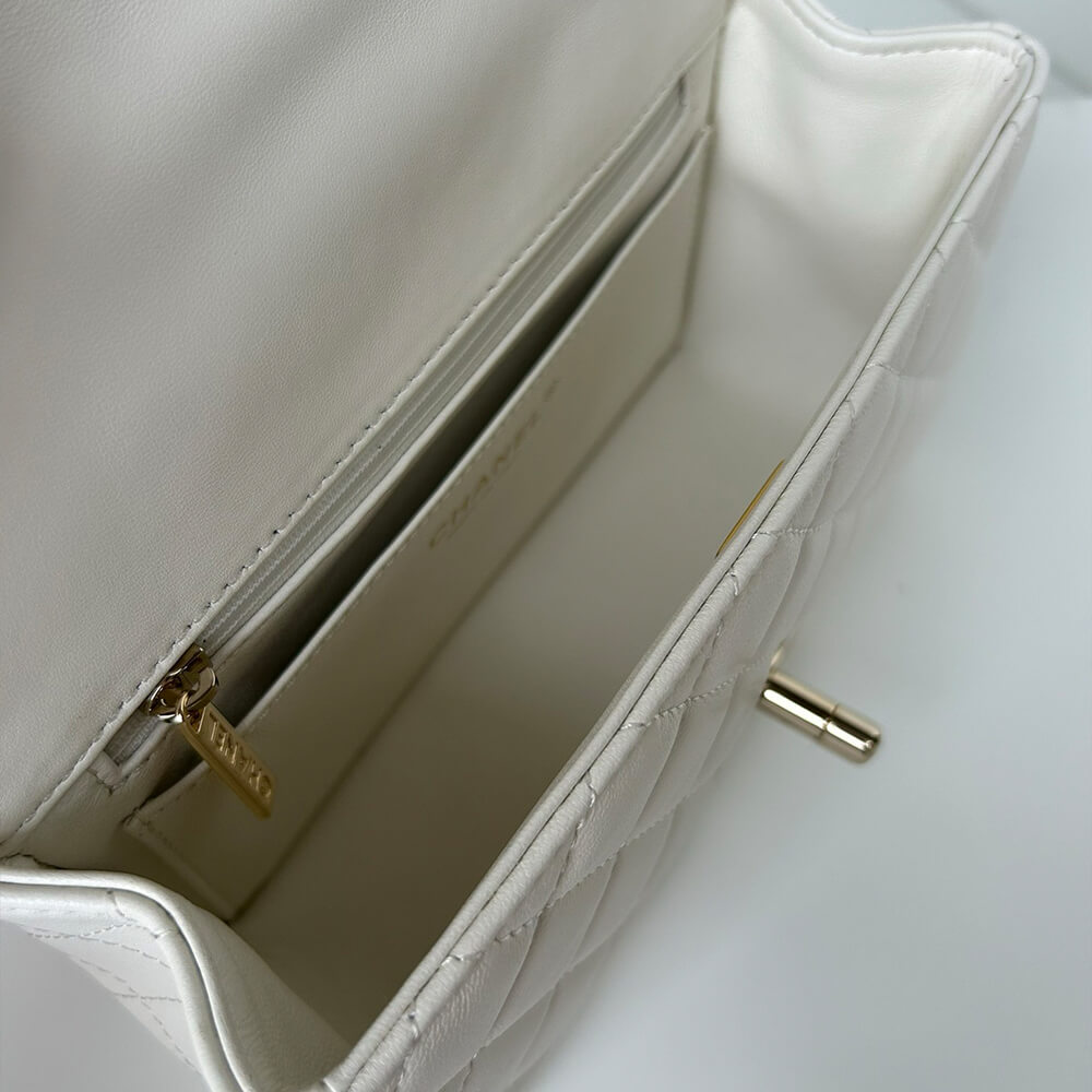 CHANEL Mini Classic Handbag With Top Handle - Top Club