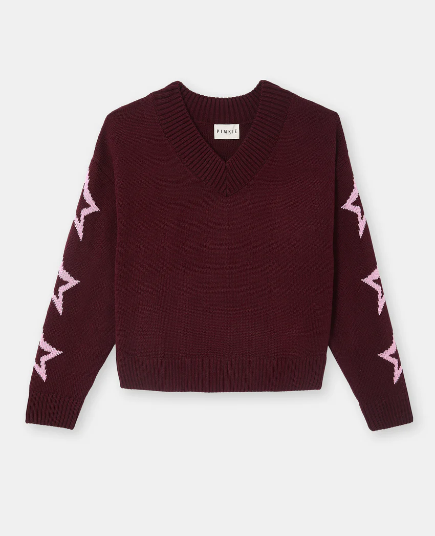 Pimkie Pull col V avec étoiles