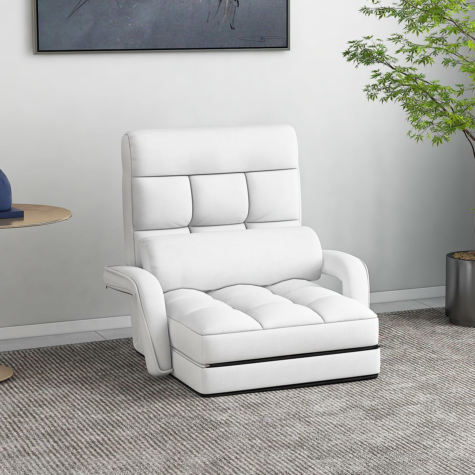 BEFOUNDLOVELY Foldable Floor Lazy Sofa Chair