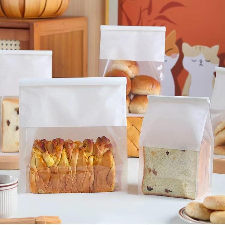 Kraft Paper Bag Bakery Packaging Bag With Logo Printed