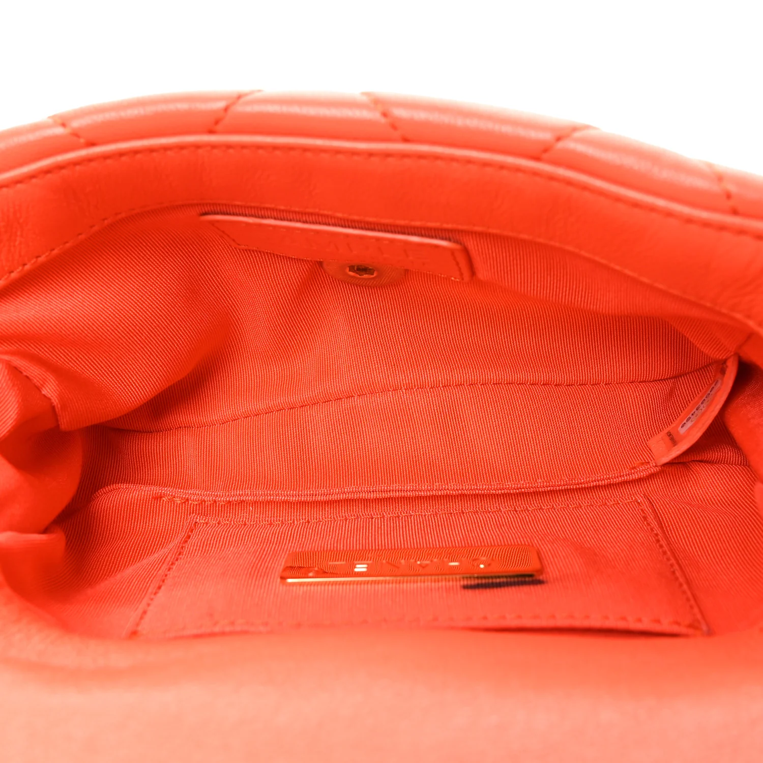 Goatskin Quilted Chanel 19 Waist Bag Orange - Top Club