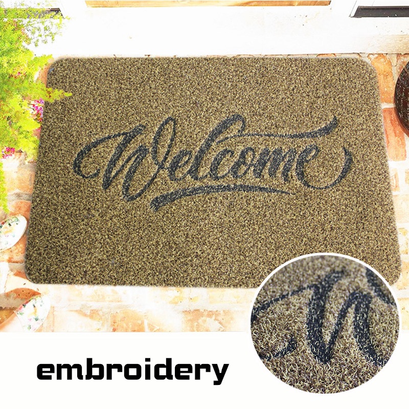 Polypropylene Dust Mat Anti Dust Shoe Cleaner Anti-slip Hard Pile Door Mat for Indoor and Entrance Use（10 pcs）
