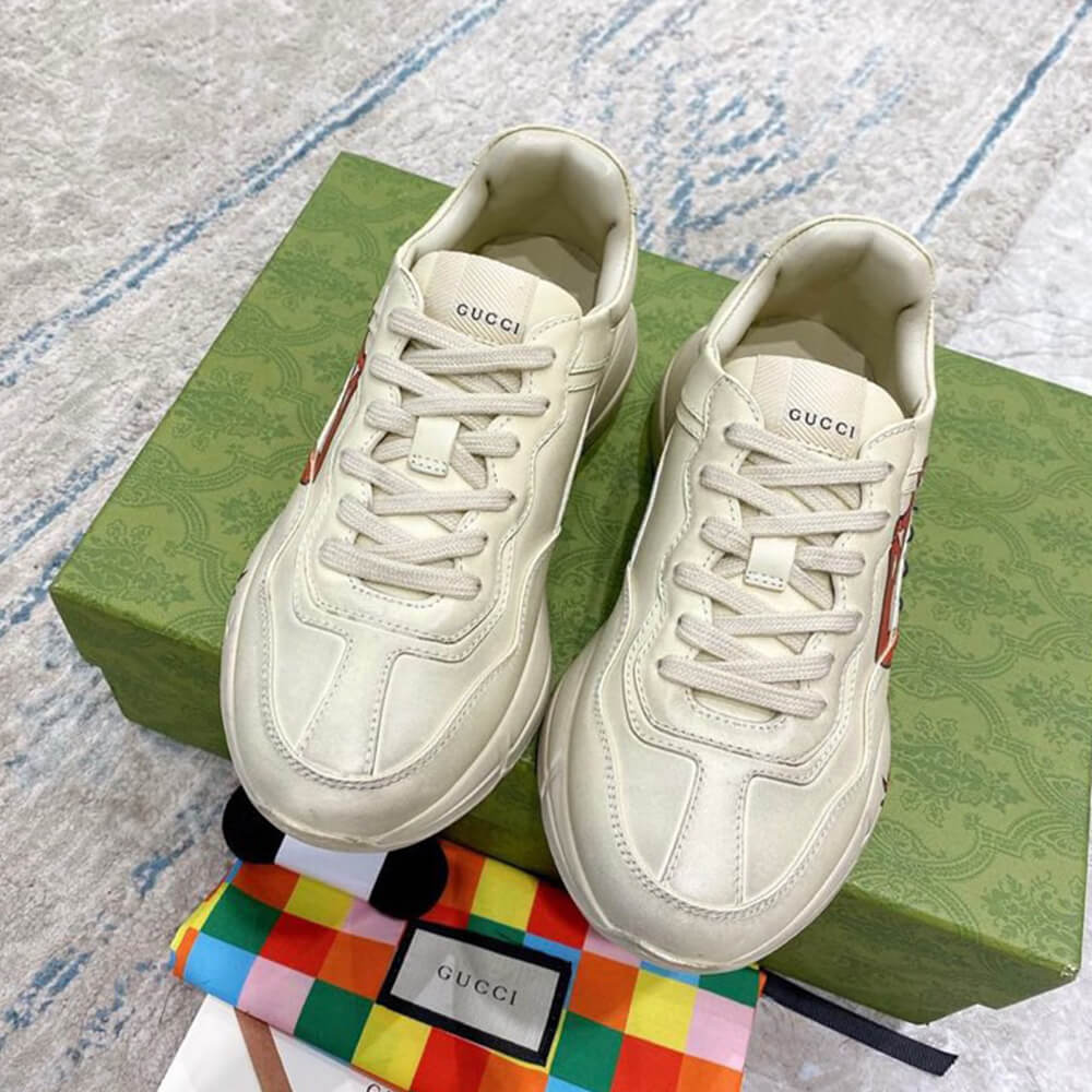 Rhyton sneaker with mouth print - Top Club