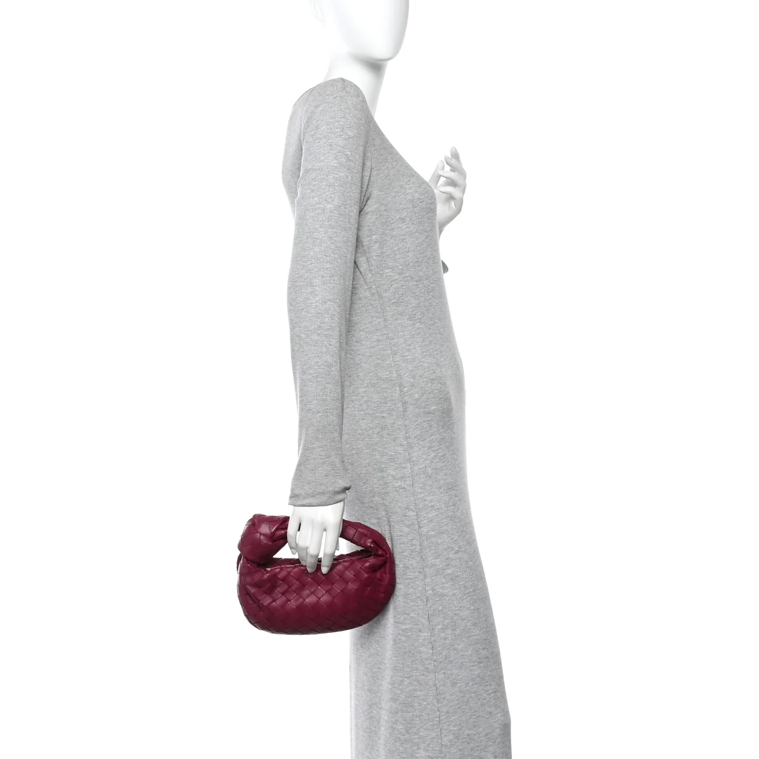 Nappa Intrecciato Mini Jodie Cinnabar