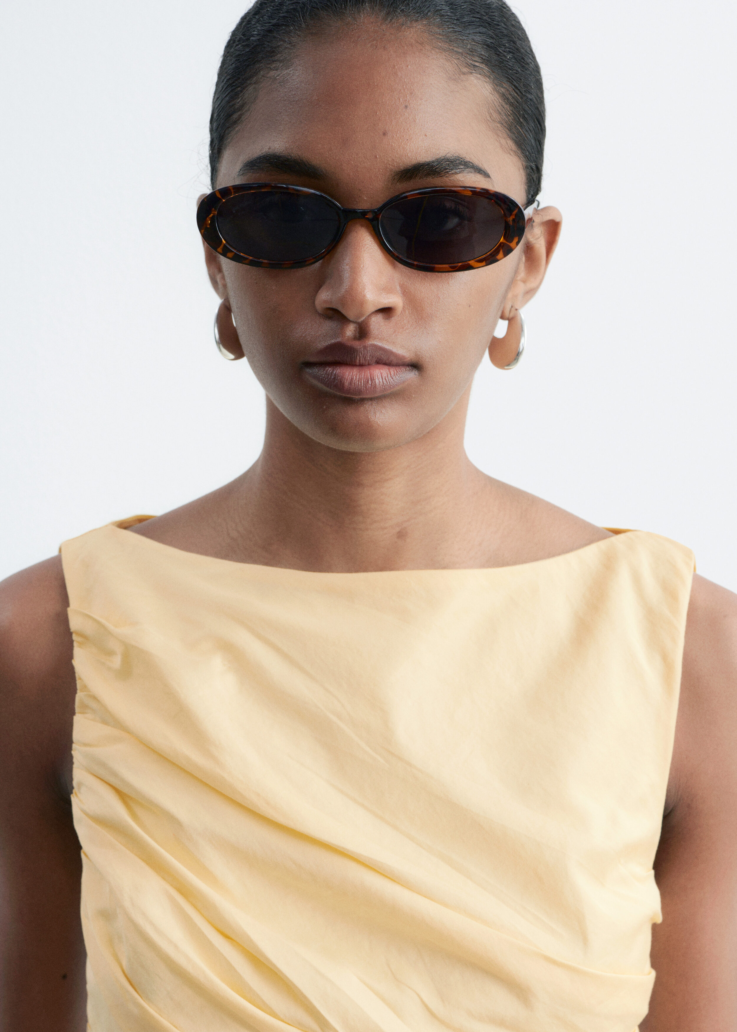 & Other Stories TEXTURED BOATNECK TOP