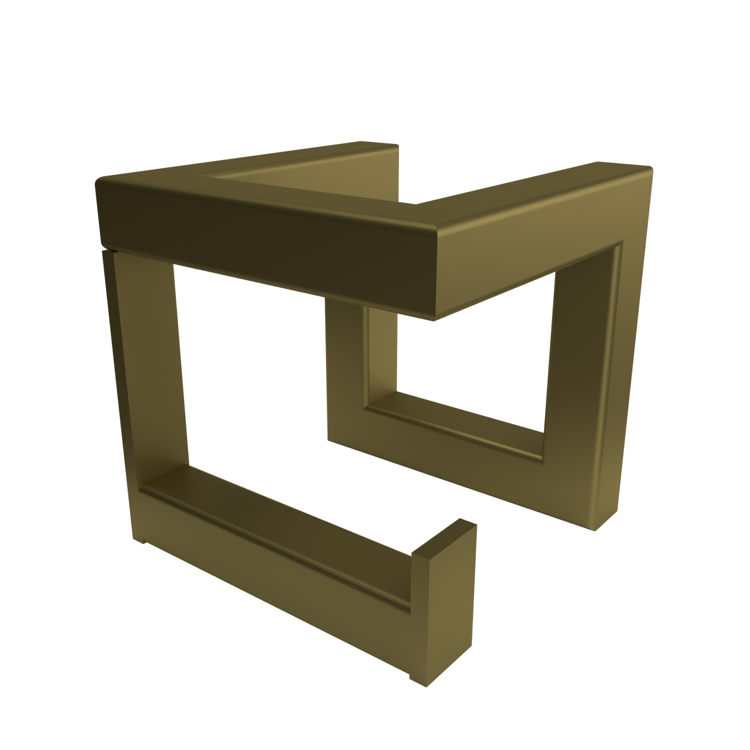 TLF toiletrolhouder Brooklyn Goud 11x11x11 cm