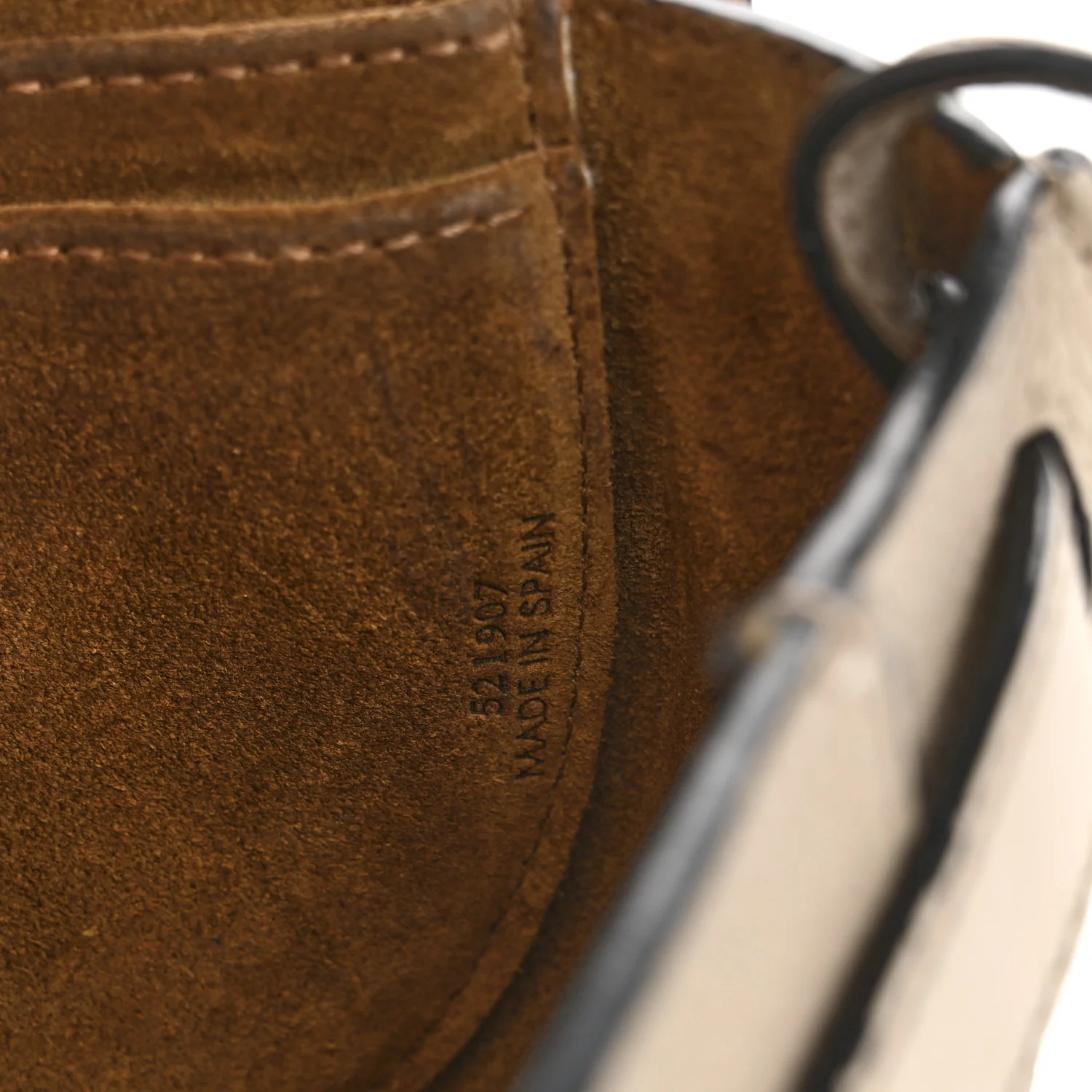 Grained Calfskin Mini Gate Crossbody Bag Light Oat - Top Club