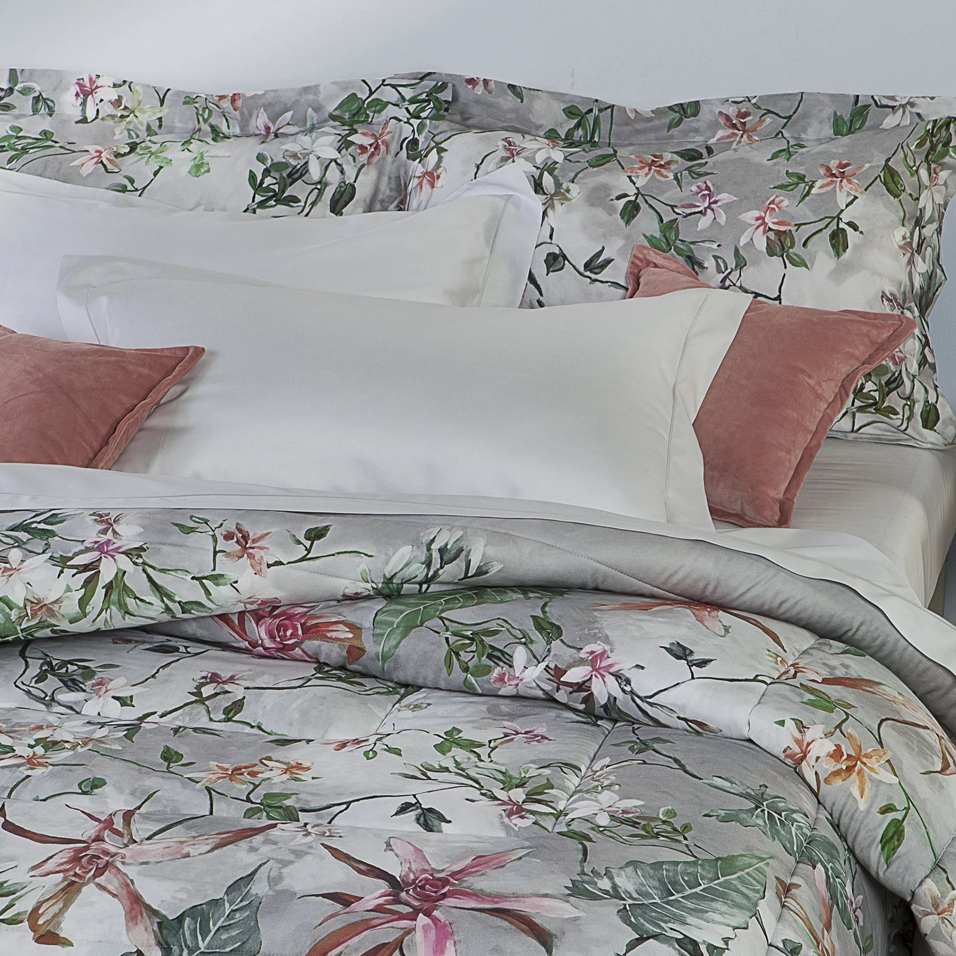 Copripiumino Con Federe In Percalle Sauvage Matrimoniale