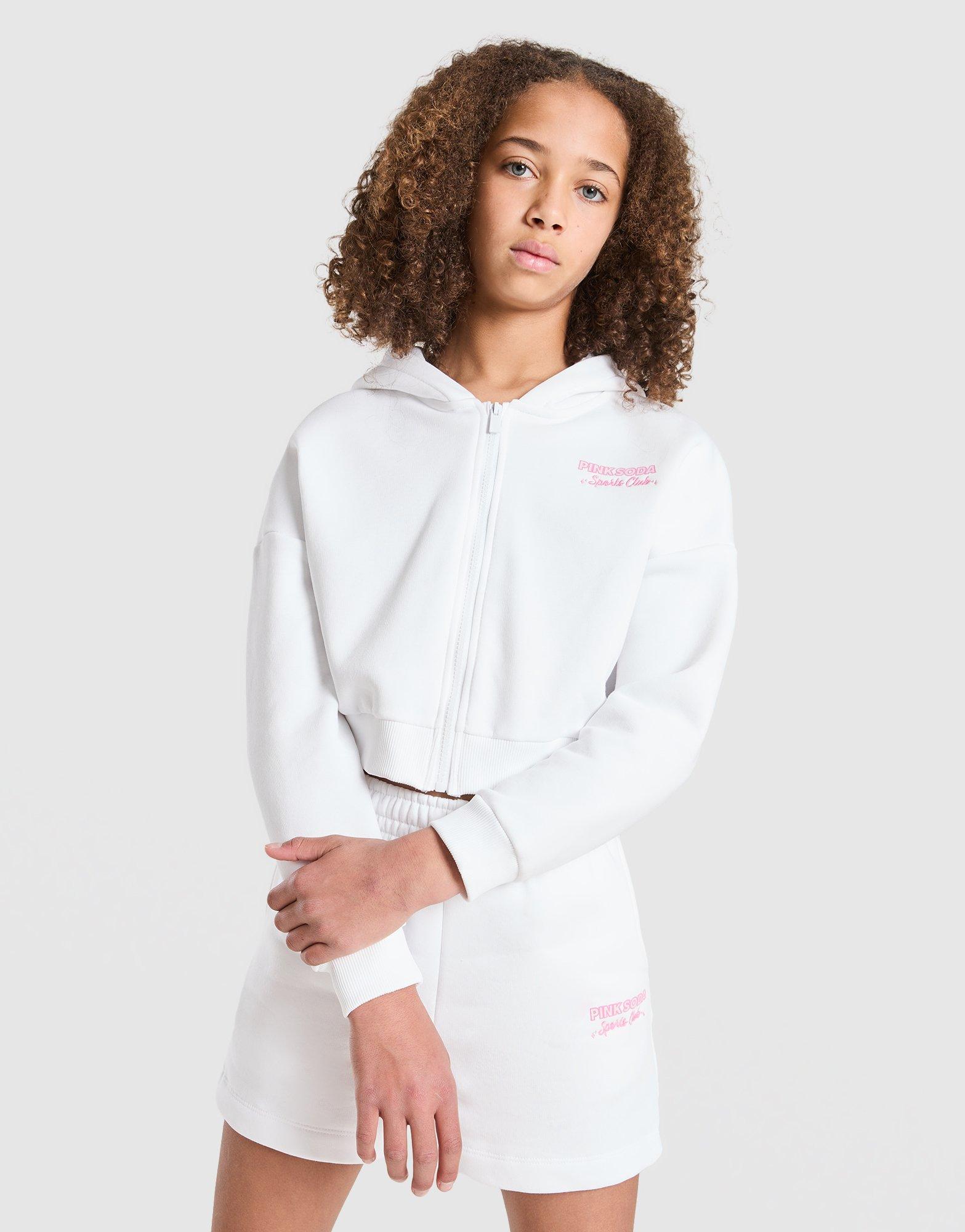 Pink Soda Sport Girls' Holiday Cropped Hoodie Junior