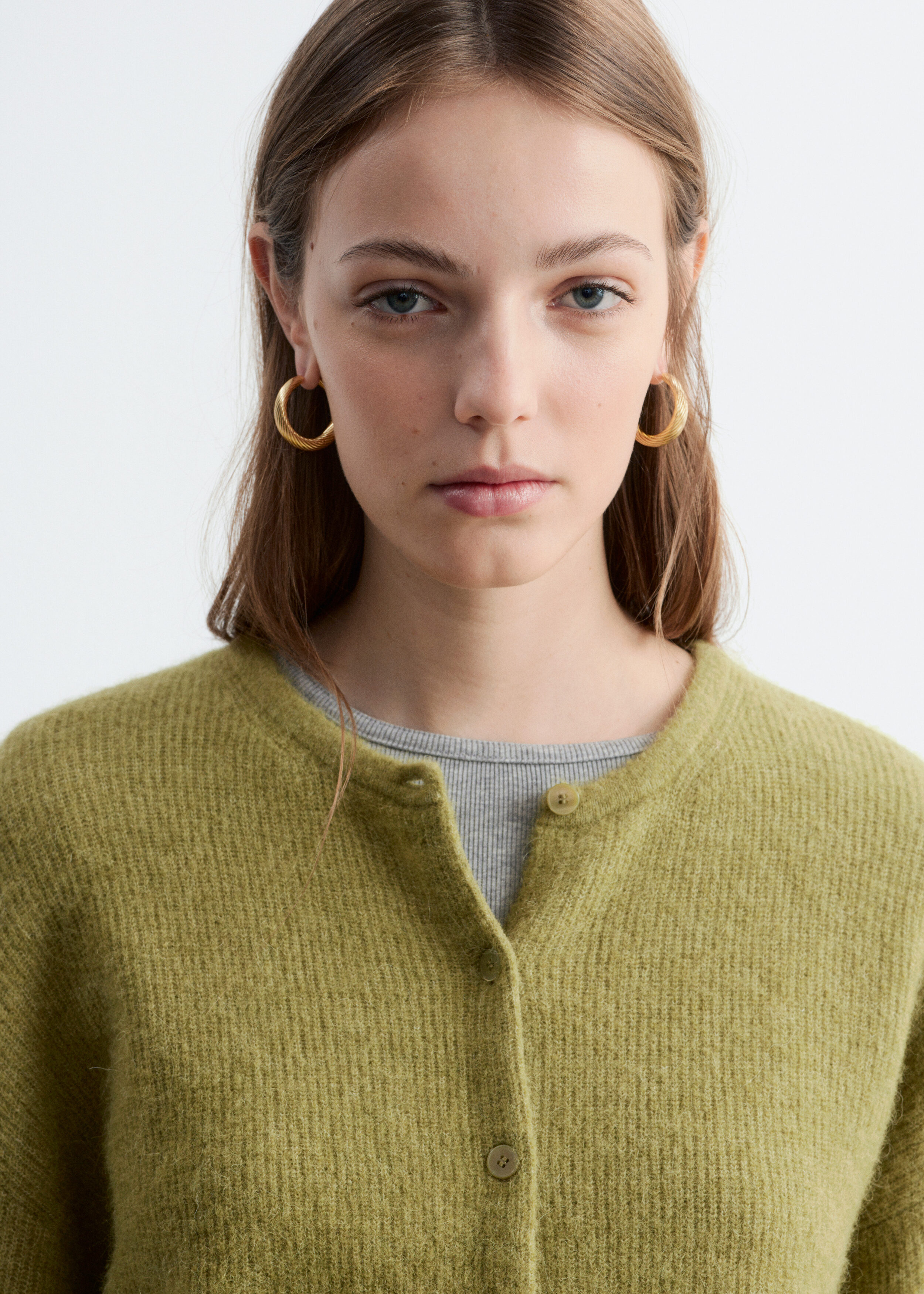 & Other Stories ALPACA-BLEND KNITTED CARDIGAN