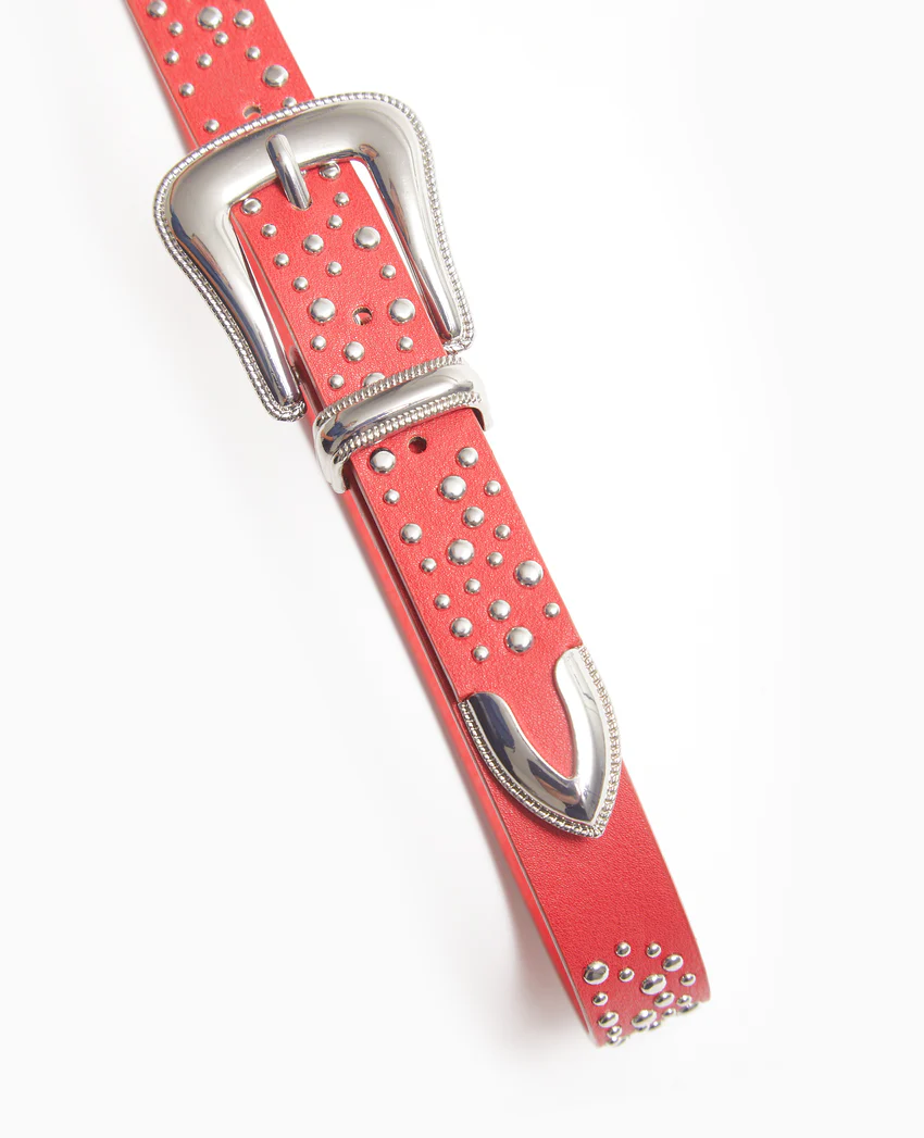 Pimkie Ceinture avec boucle western et clous