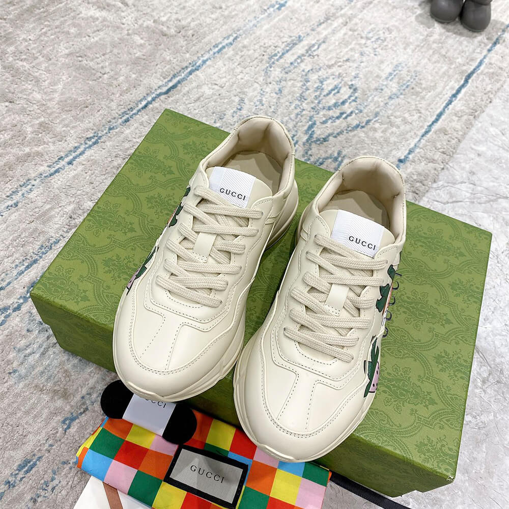 Gucci Strawberries Rhyton Sneaker - Top Club
