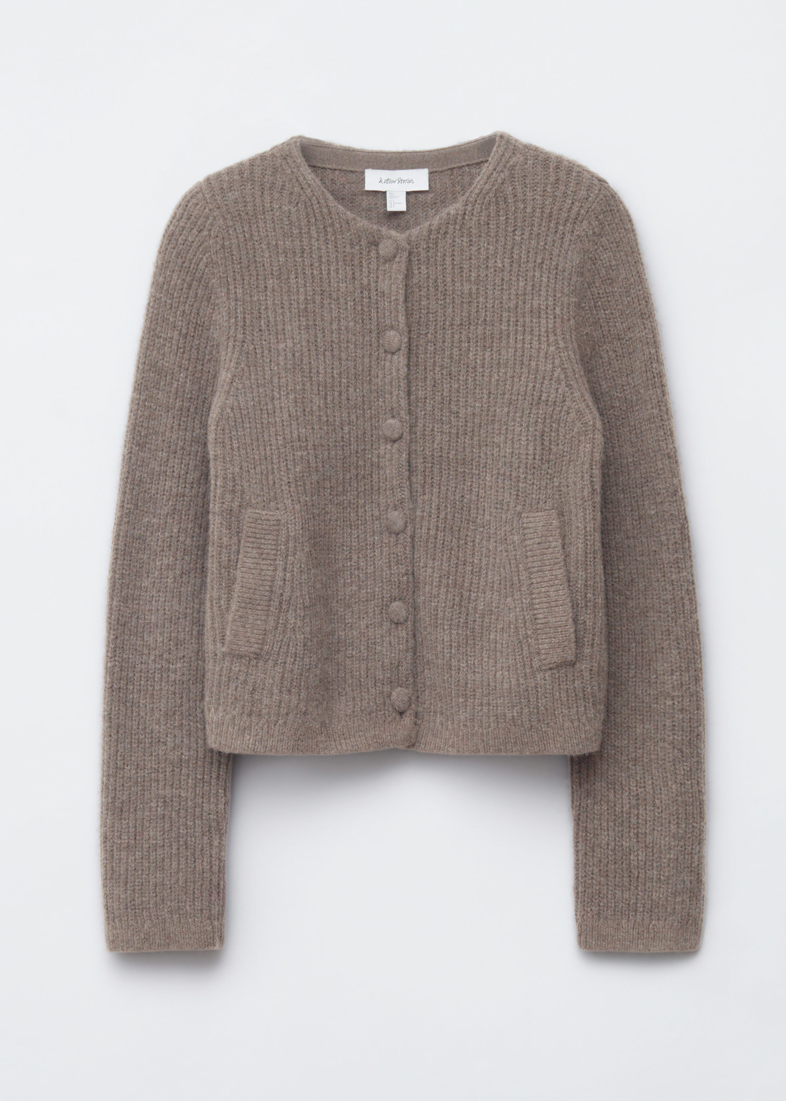 & Other Stories RIB-KNIT CARDIGAN