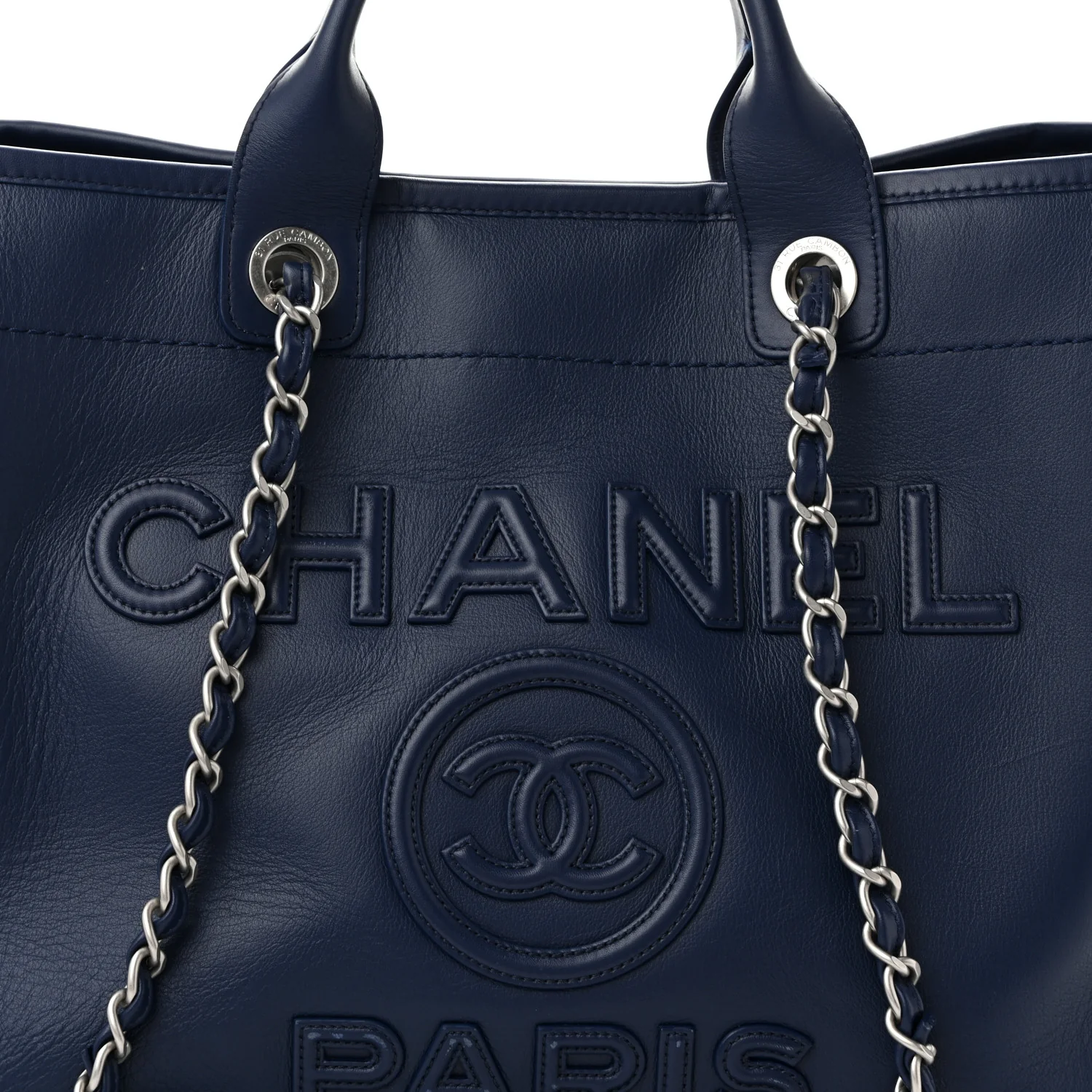 Calfskin Medium Deauville Navy - Top Club
