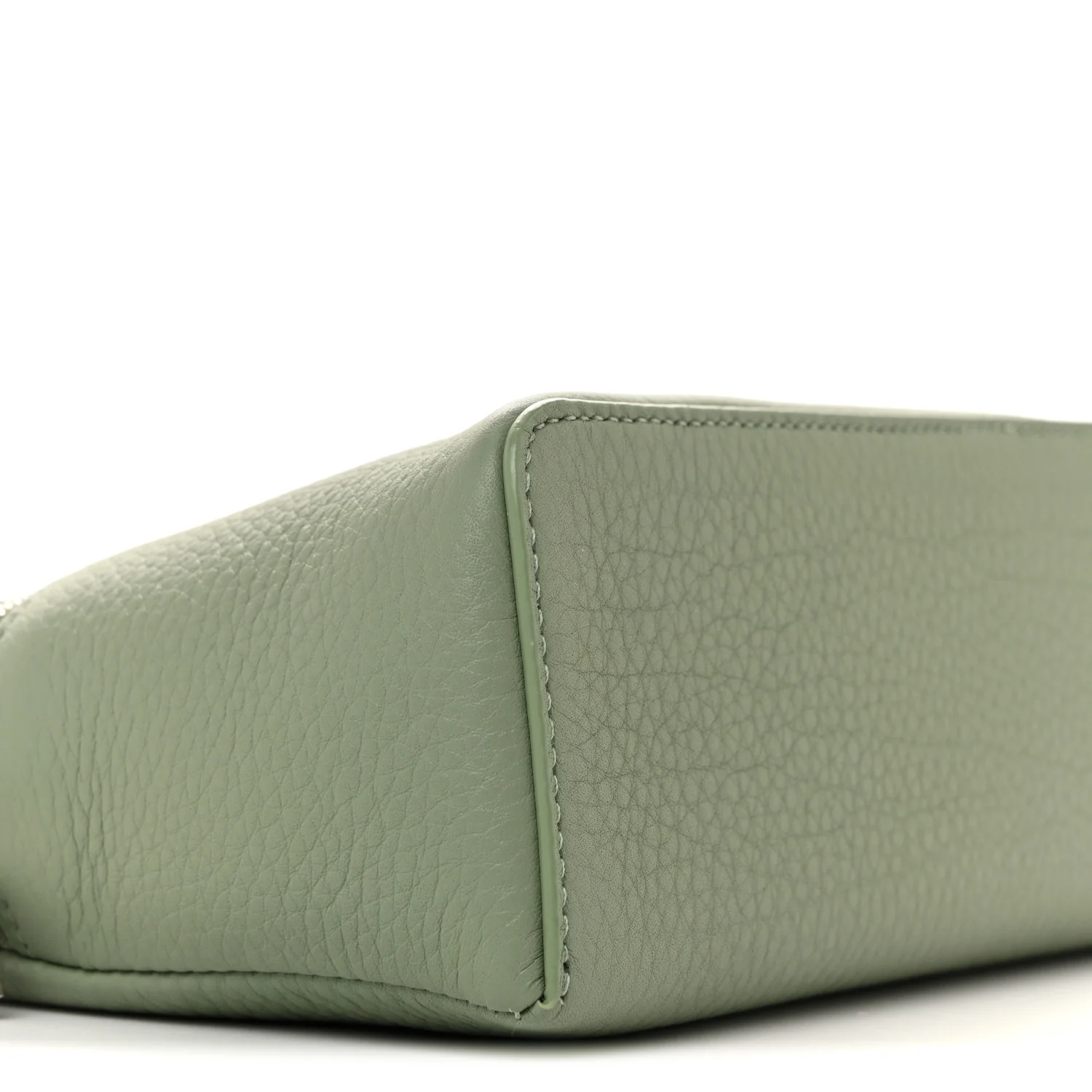 Grained Calfskin L19 Extra Pocket Pouch Sage Brush Leaves - Top Club