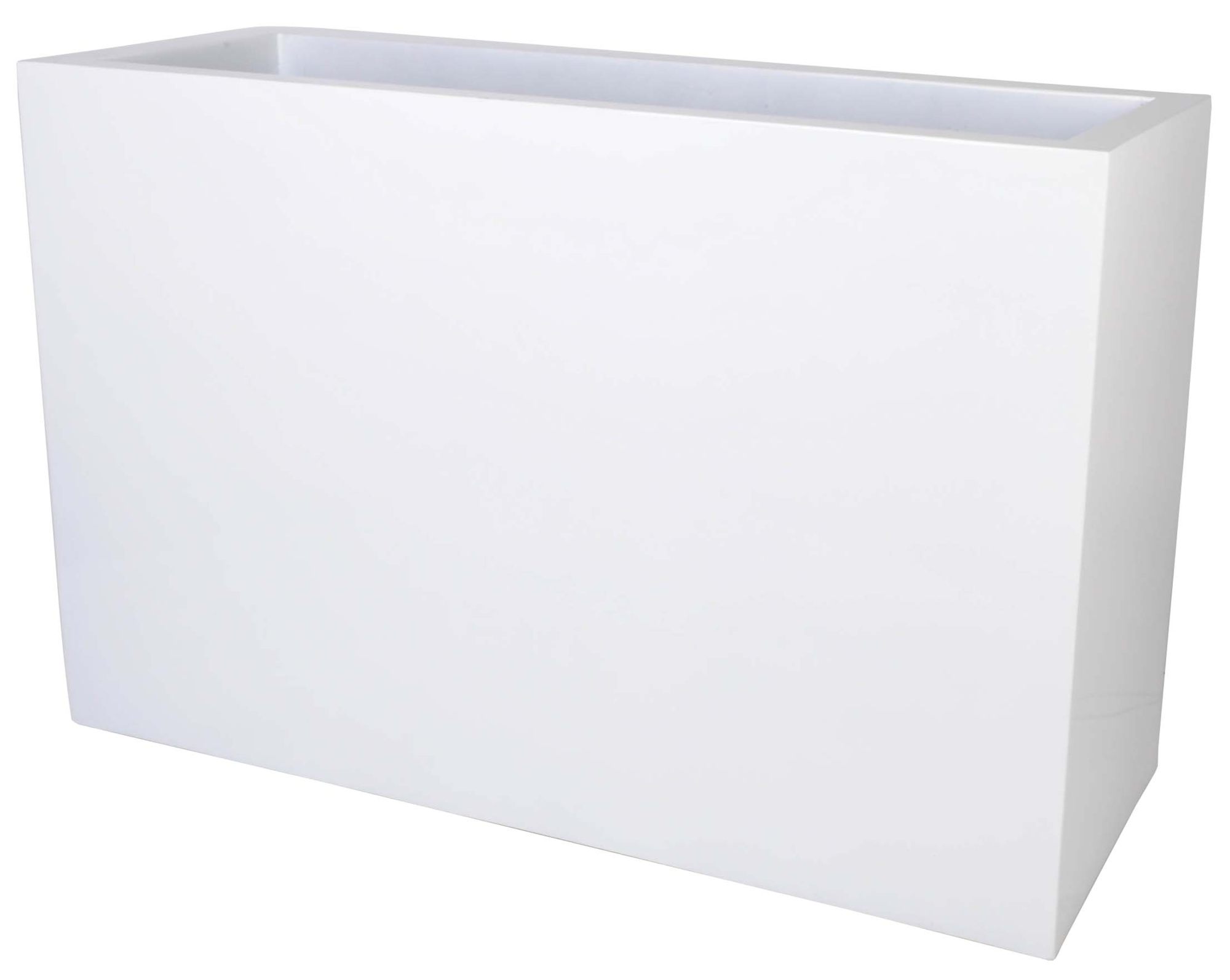 Plantenbak Chicago shiny white L120 x B45 x H80 cm