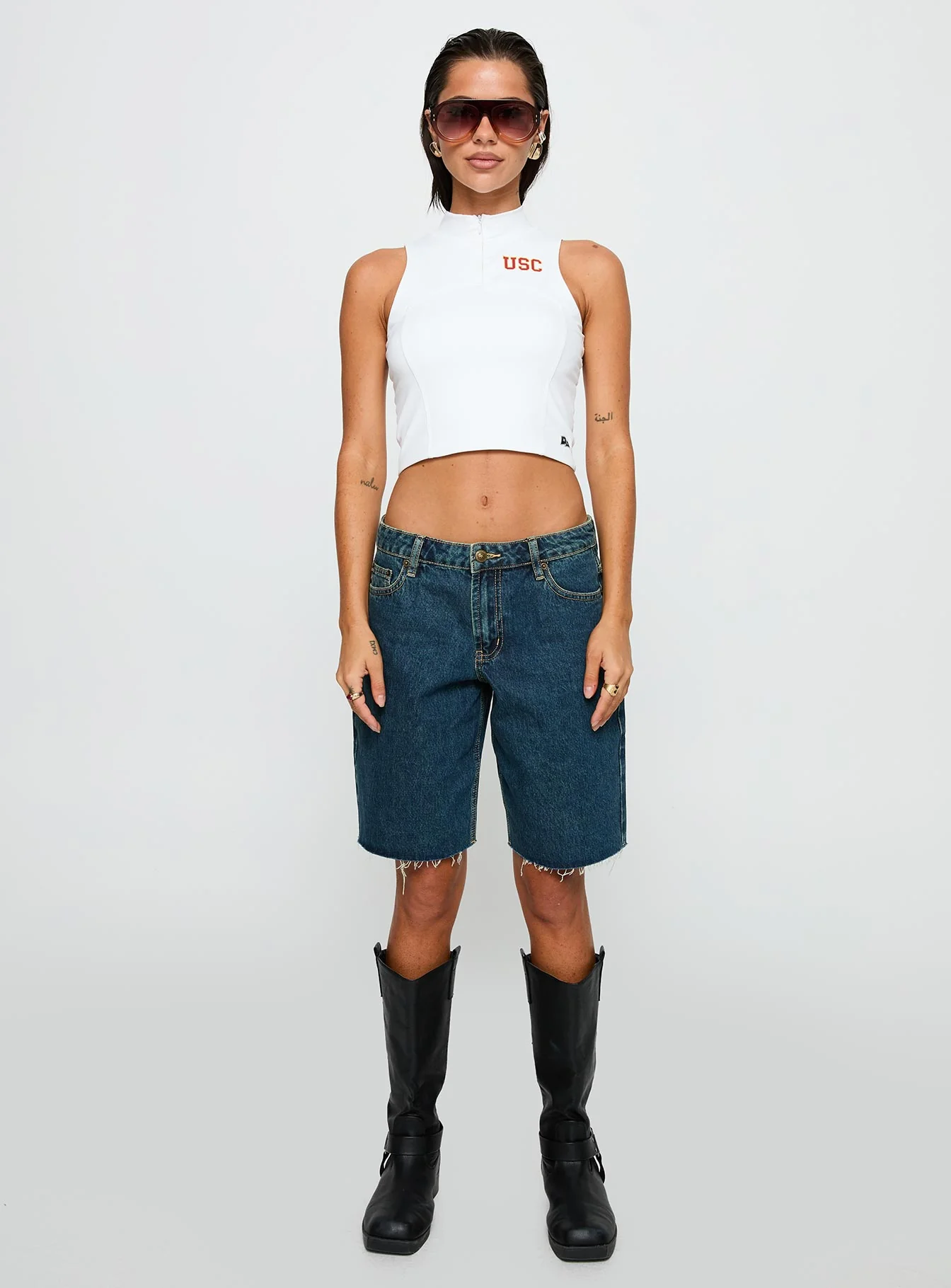 USC Belle Tank Top White