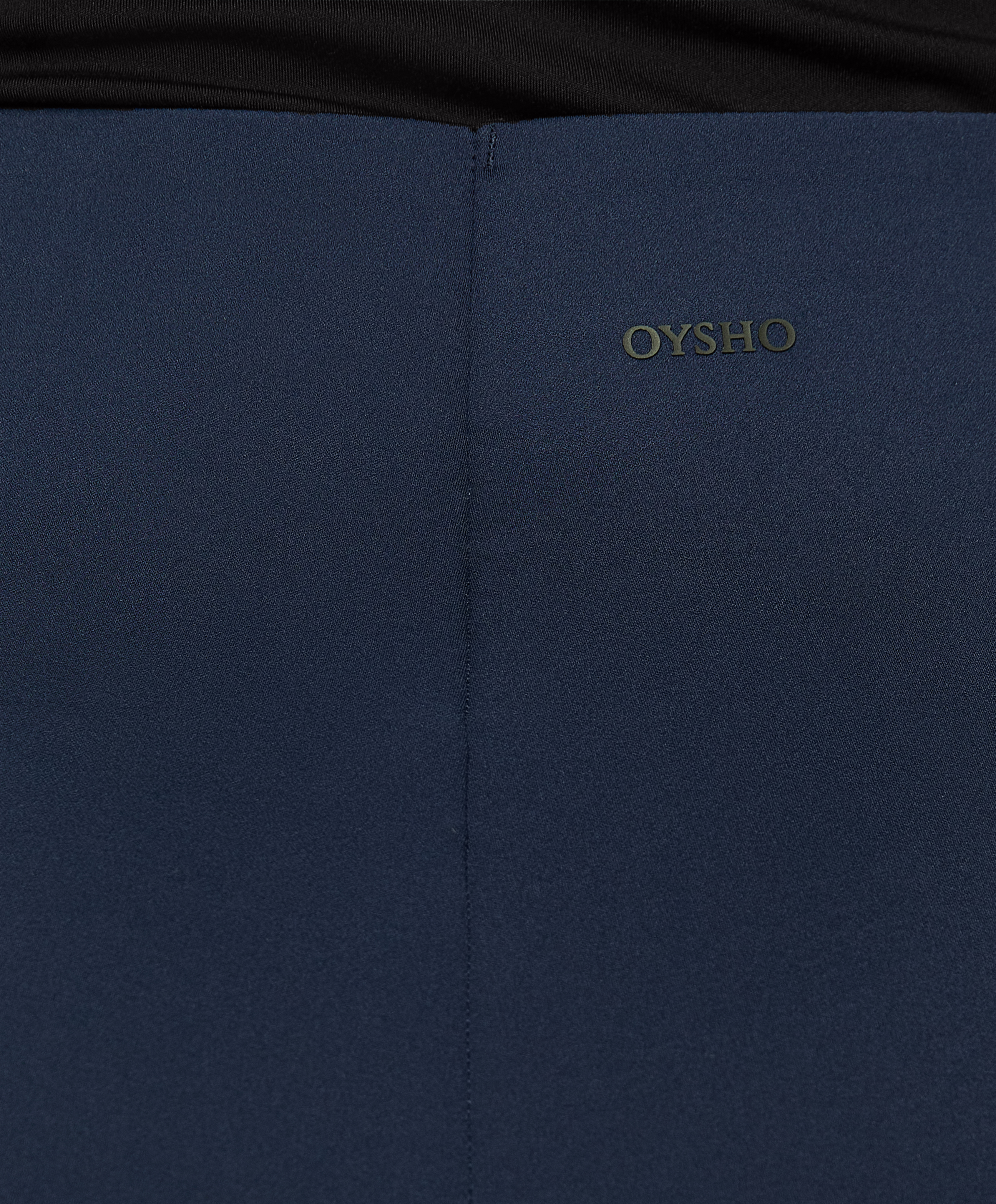 OYSHO Neoprene-effect straight-leg trousers
