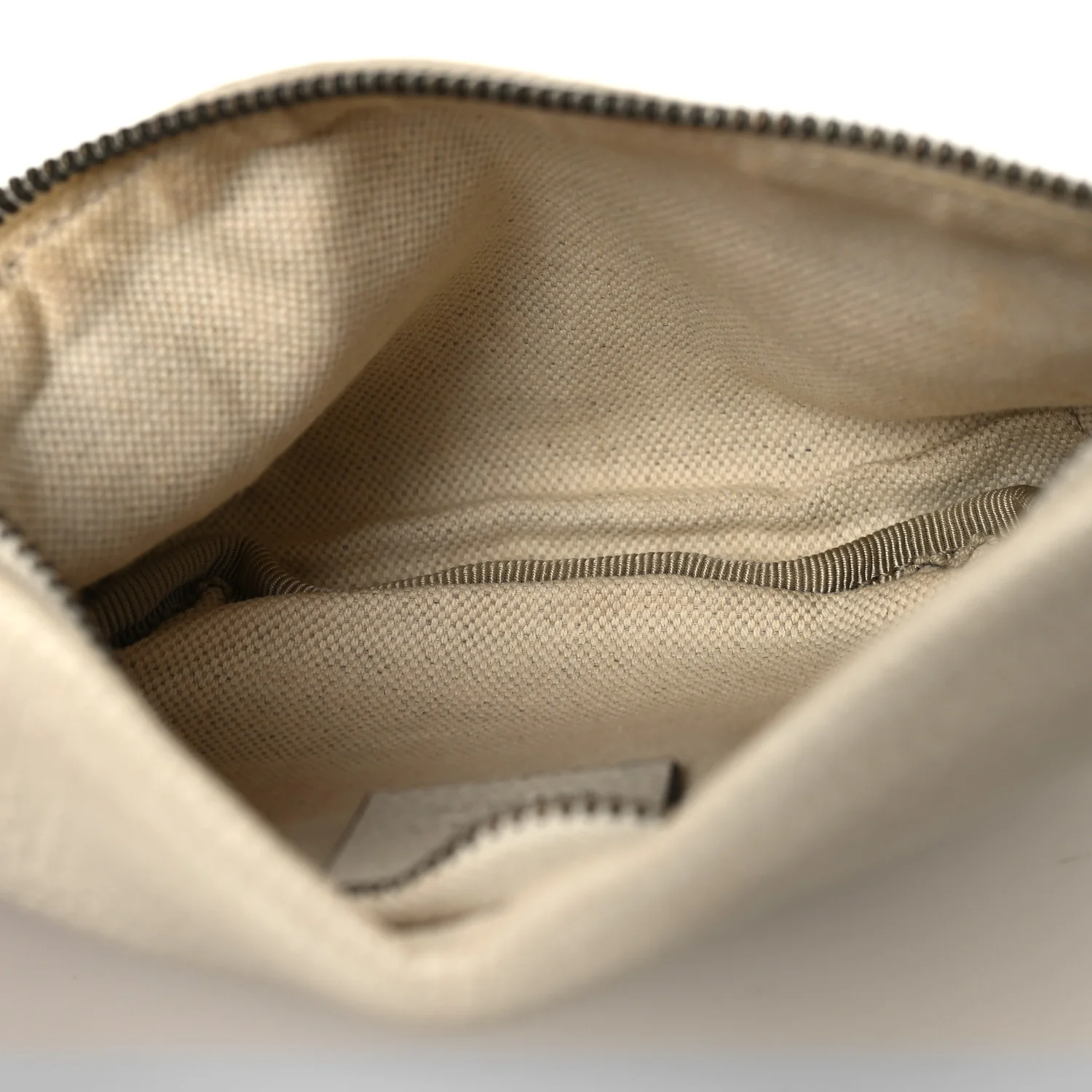 Grained Calfskin Small Logo Belt Bag White - Top Club