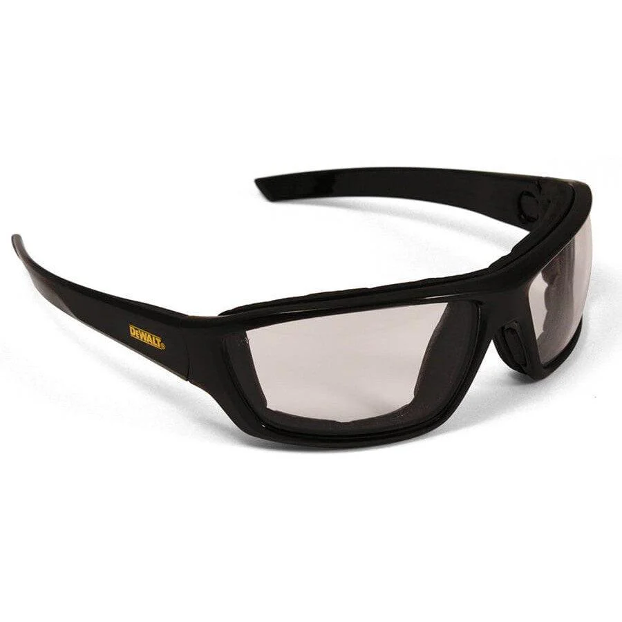 DeWalt Converter Safety Glasses/Goggles Black Frame Indoor-Outdoor Anti-Fog Lens - Alvarez Pro Painting LLC