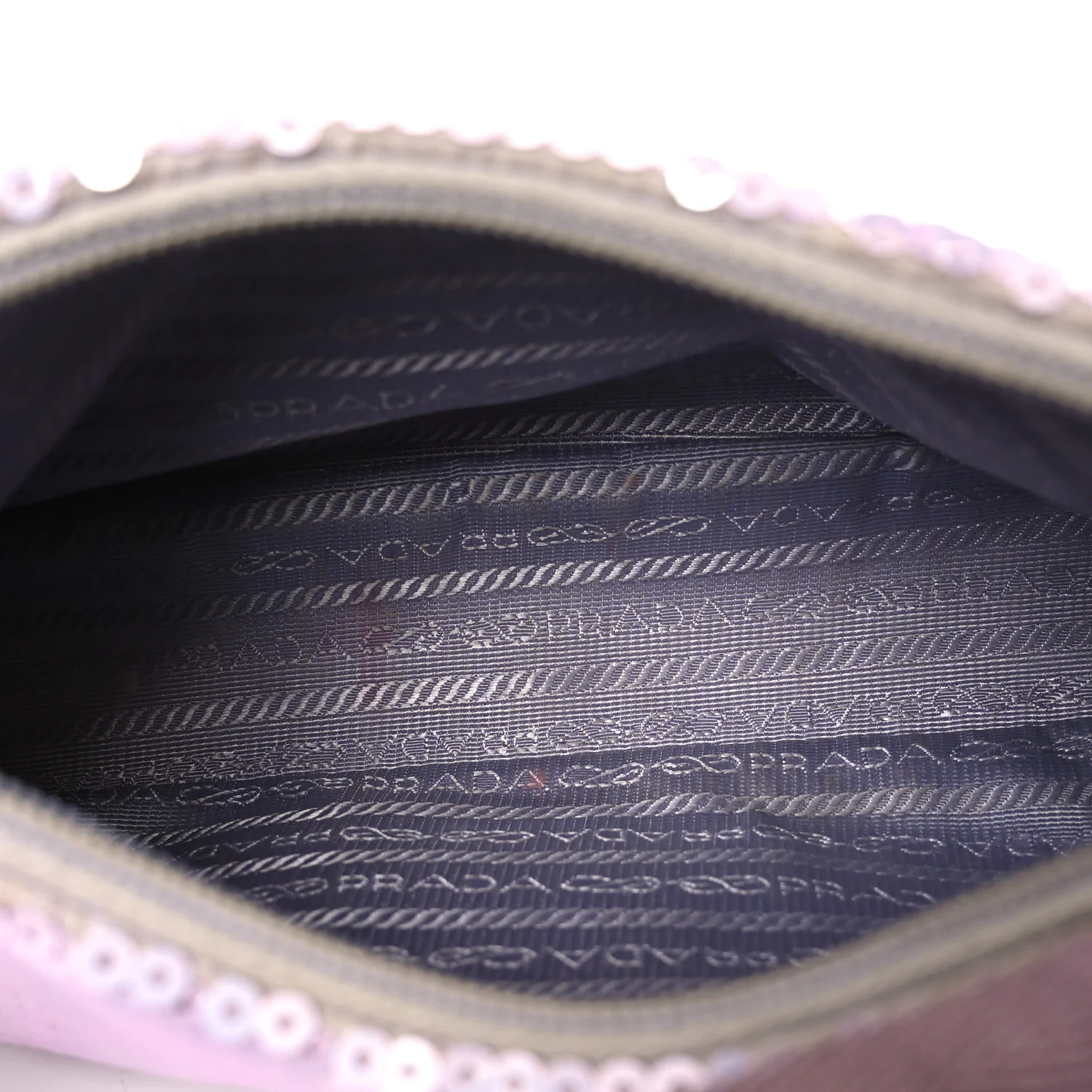 Paillettes Sequin Mini Re-Edition 2000 Bag Lilium Black - Top Club