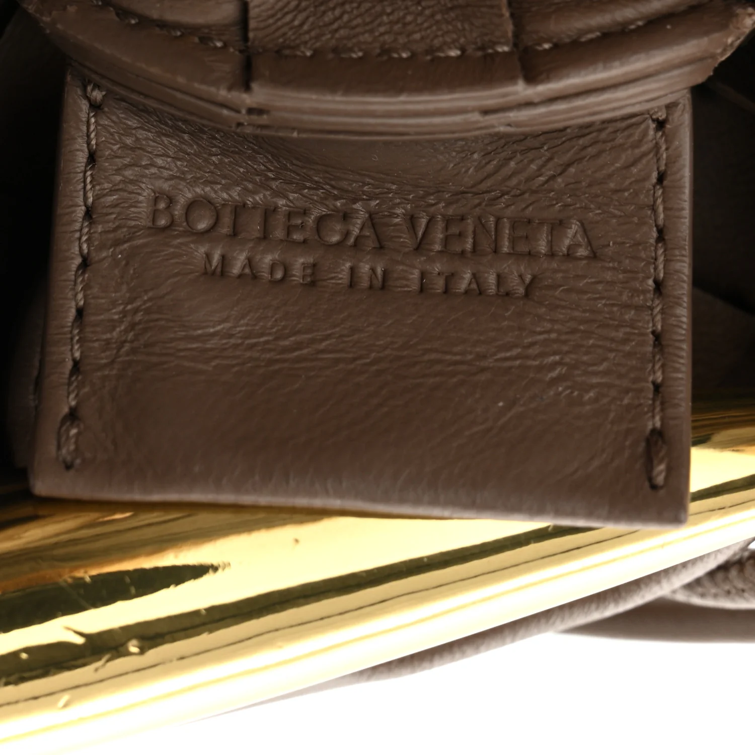 Nappa Intrecciato Mini Sardine Bag Taupe Grey - Top Club
