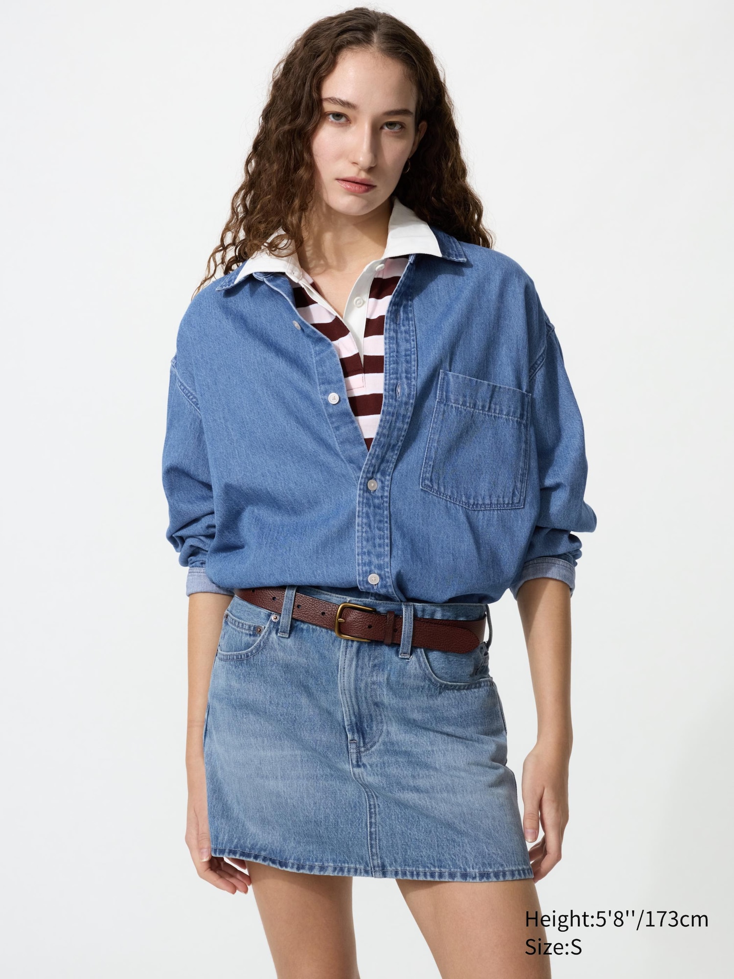 Denim Mini Skirt