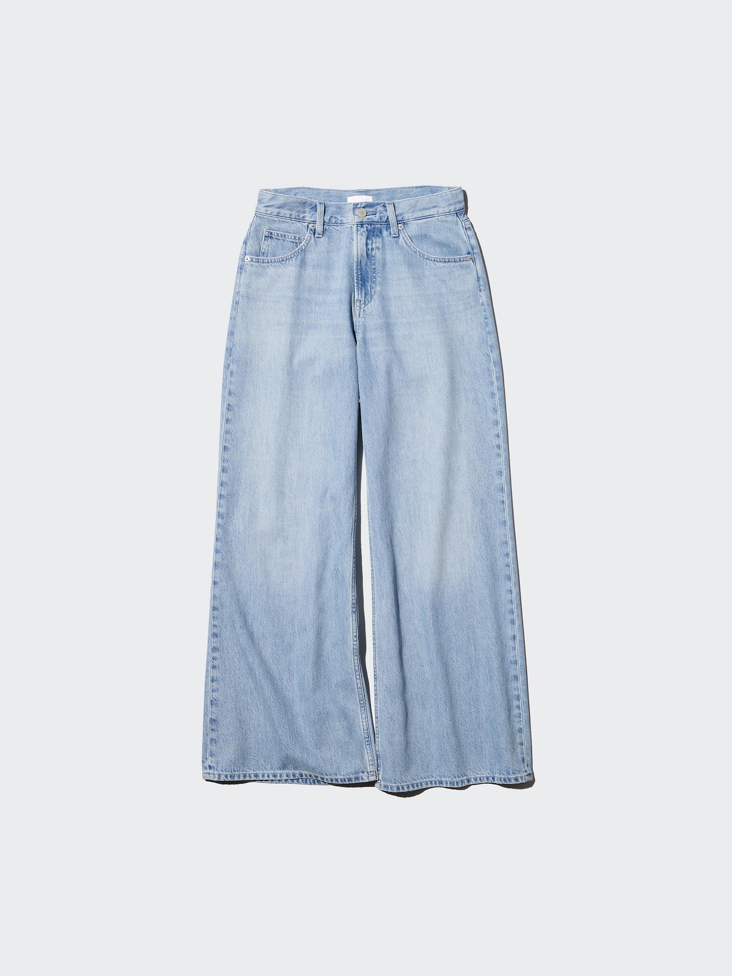 Drapey Wide Flare Jeans