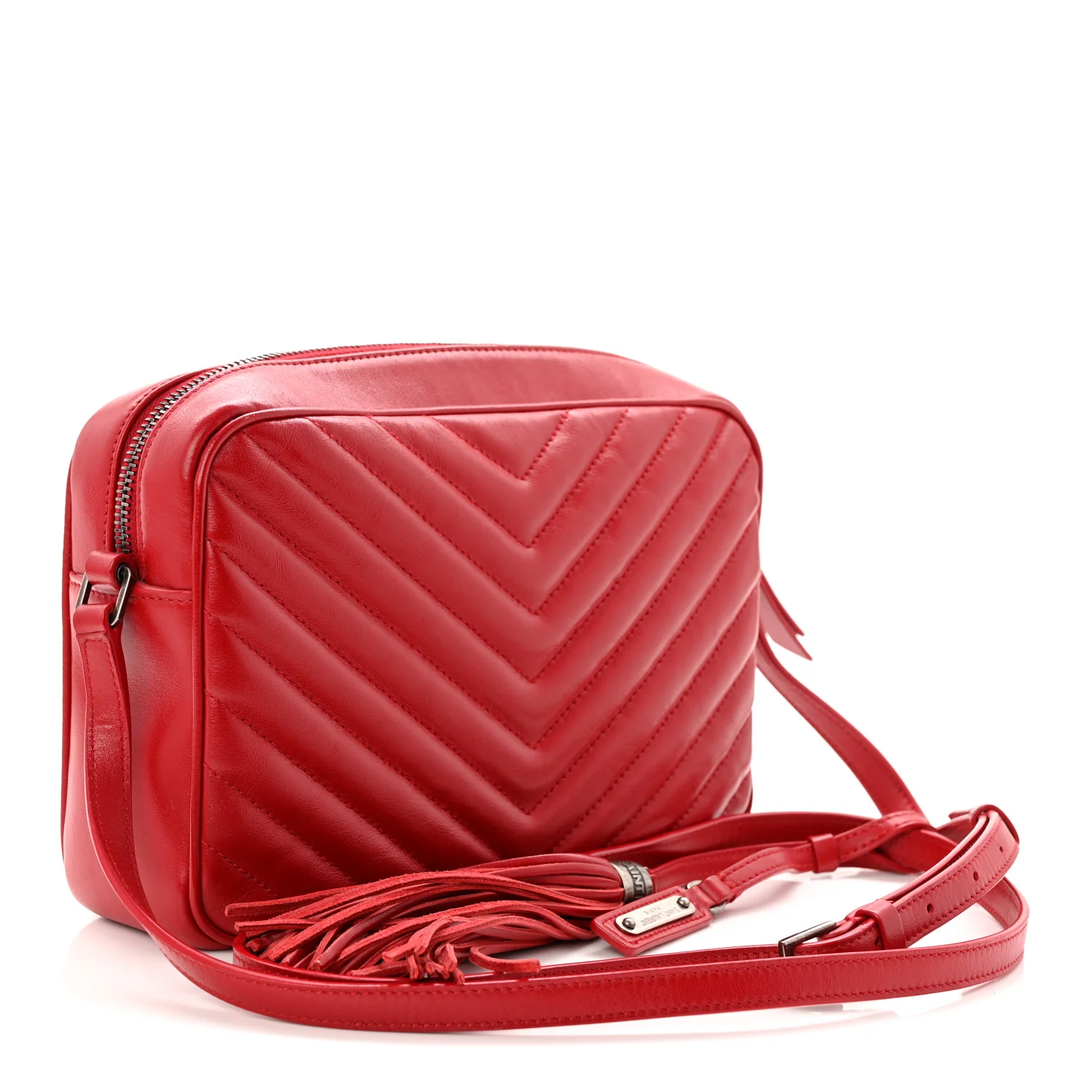 Calfskin Matelasse Monogram Lou Camera Bag Rouge Eros - Top Club