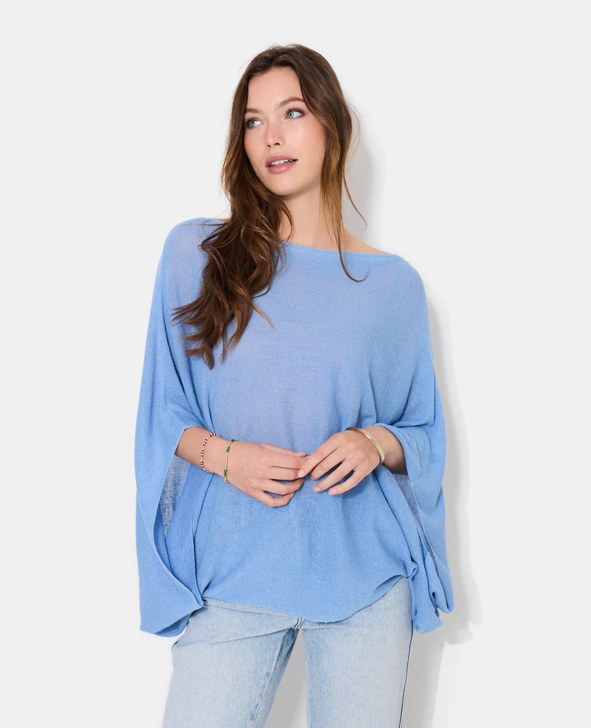 Pimkie Pull châle asymétrique en maille fine