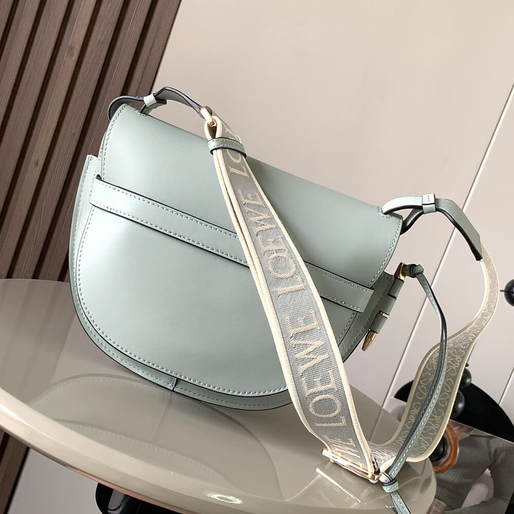 Loewe Small Gate bag in soft calfskin and jacquard - Top Club